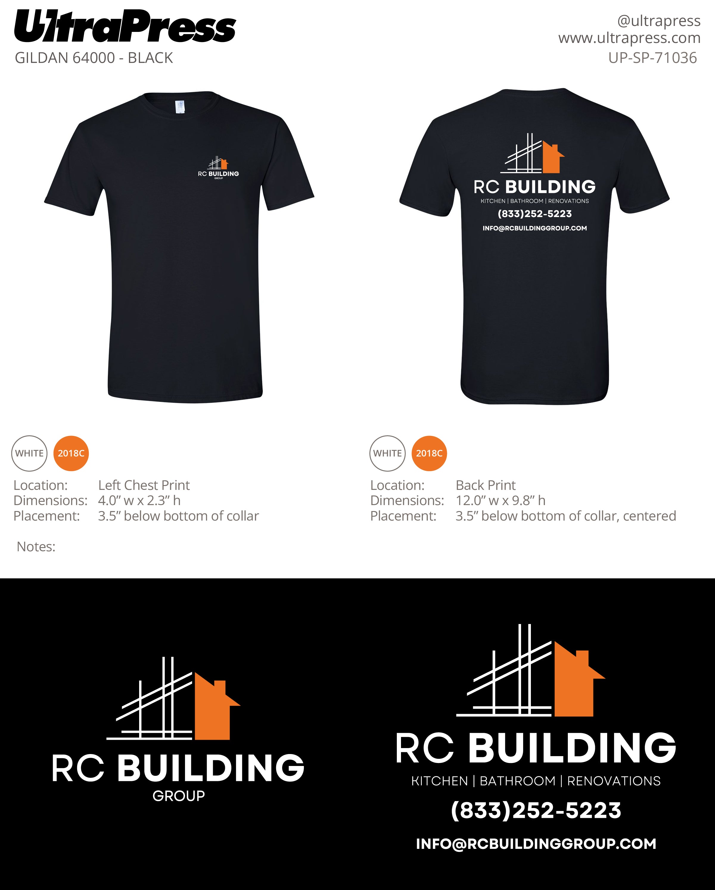 UP-SP-71036 RC Building Group - Daniel Hernandez 24 Min Qty (Bulk)