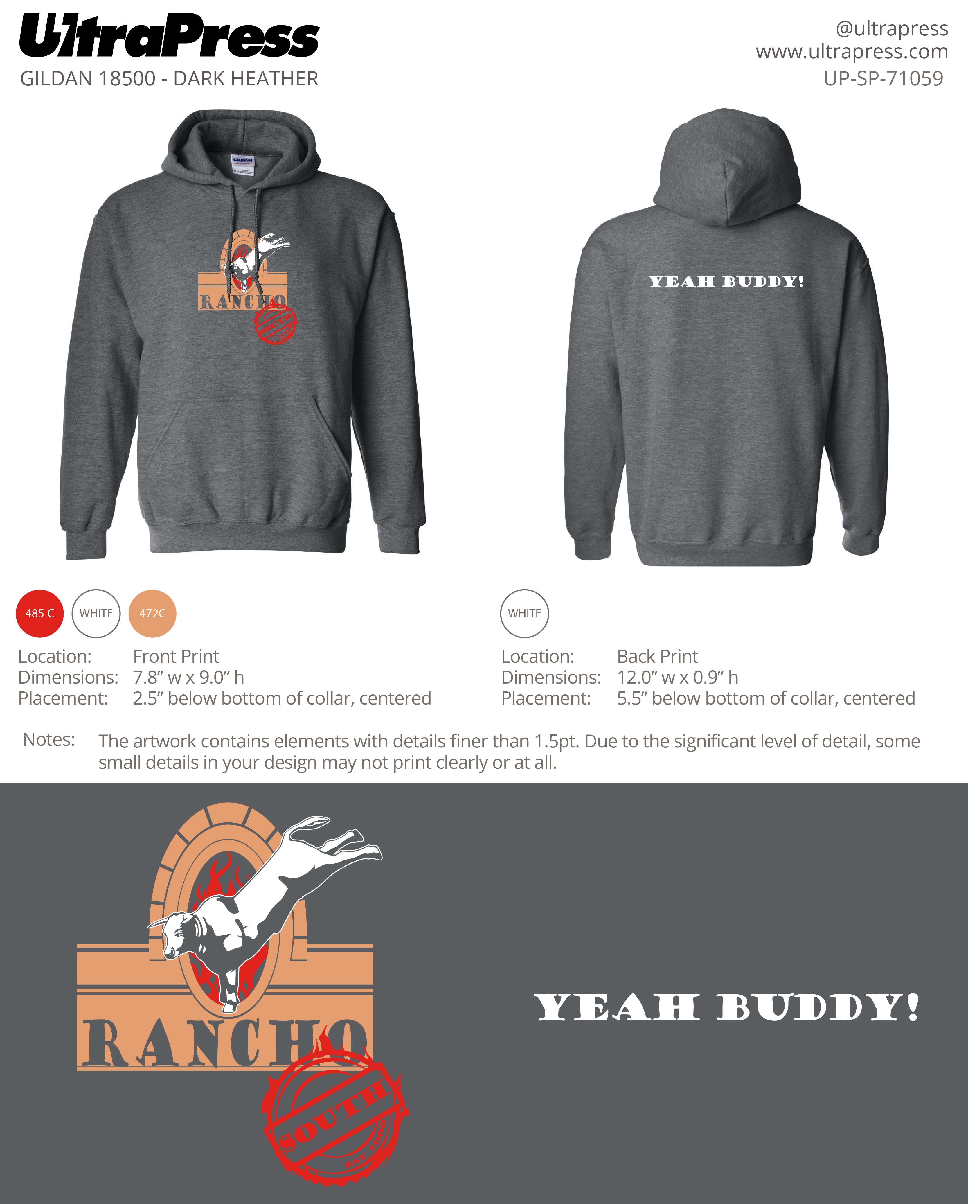 UP-SP-71059 Rancho South - Lorena Rodriguez 100 Min Qty (Bulk)