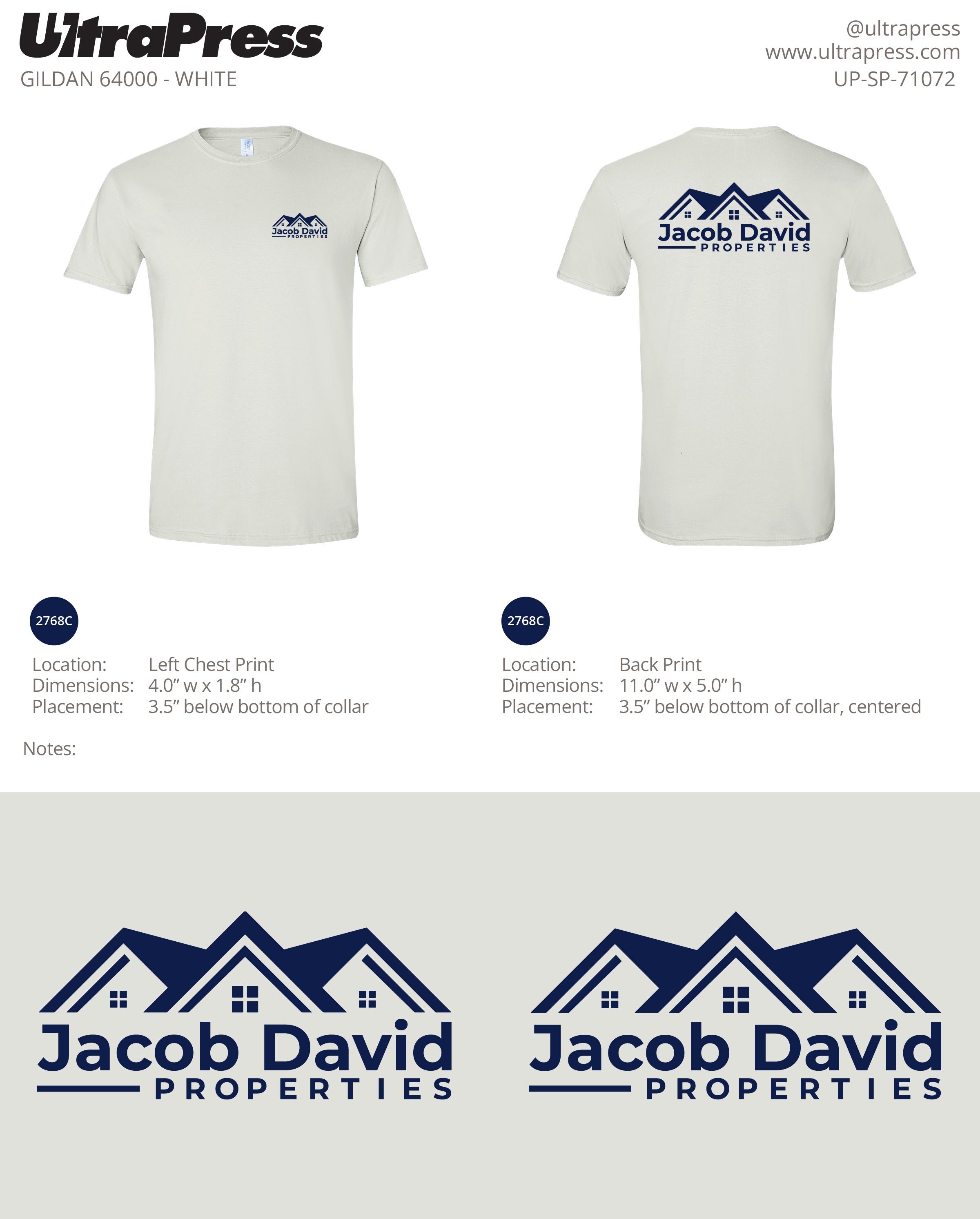 UP-SP-71072 Jacob David Properties - Jacob Buchanan 100 Pieces Package (Bulk)