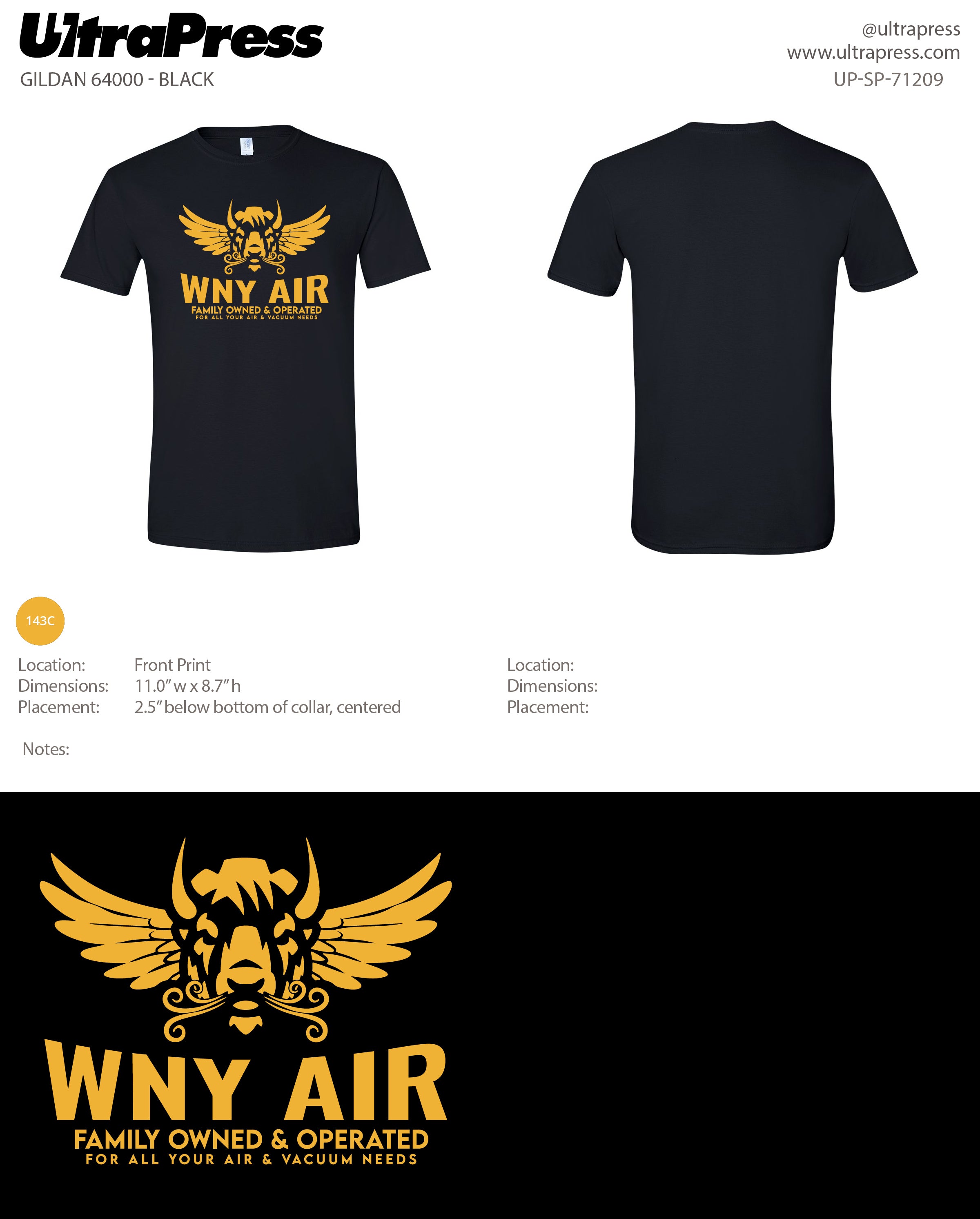 UP-SP-71209 WNY Air - Michael America 100 Pieces Package (Bulk)