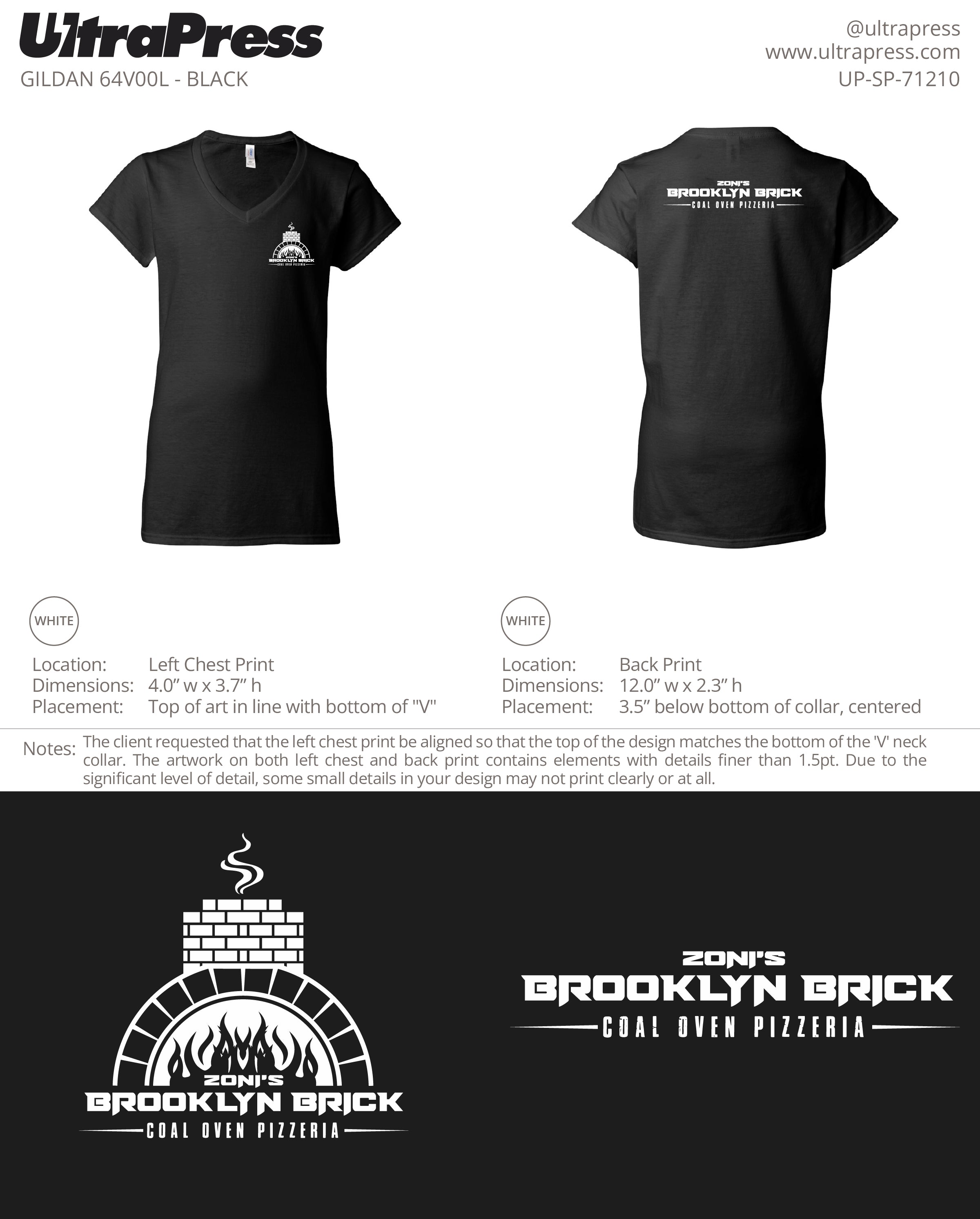 UP-SP-71210 Zoni's Brooklyn Brick - Rob Tarzia 24 Min Qty (Bulk)