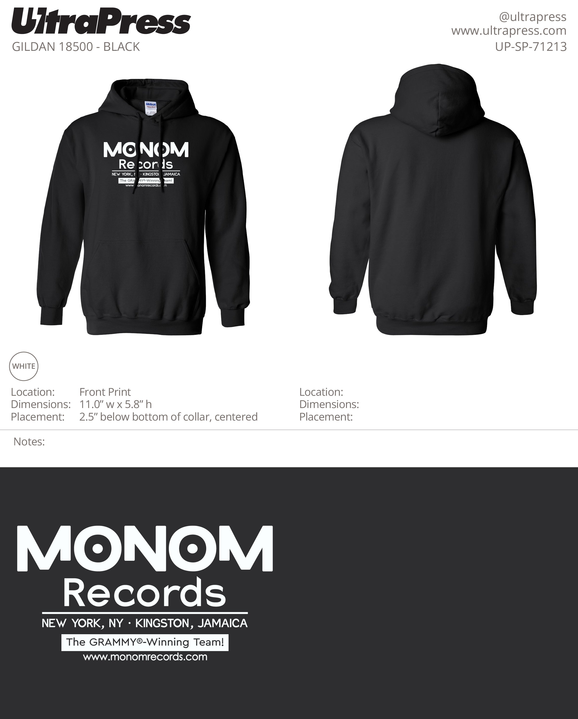 UP-SP-71213 Monom Records - Alexx Antaeus 24 Min Qty (Bulk)