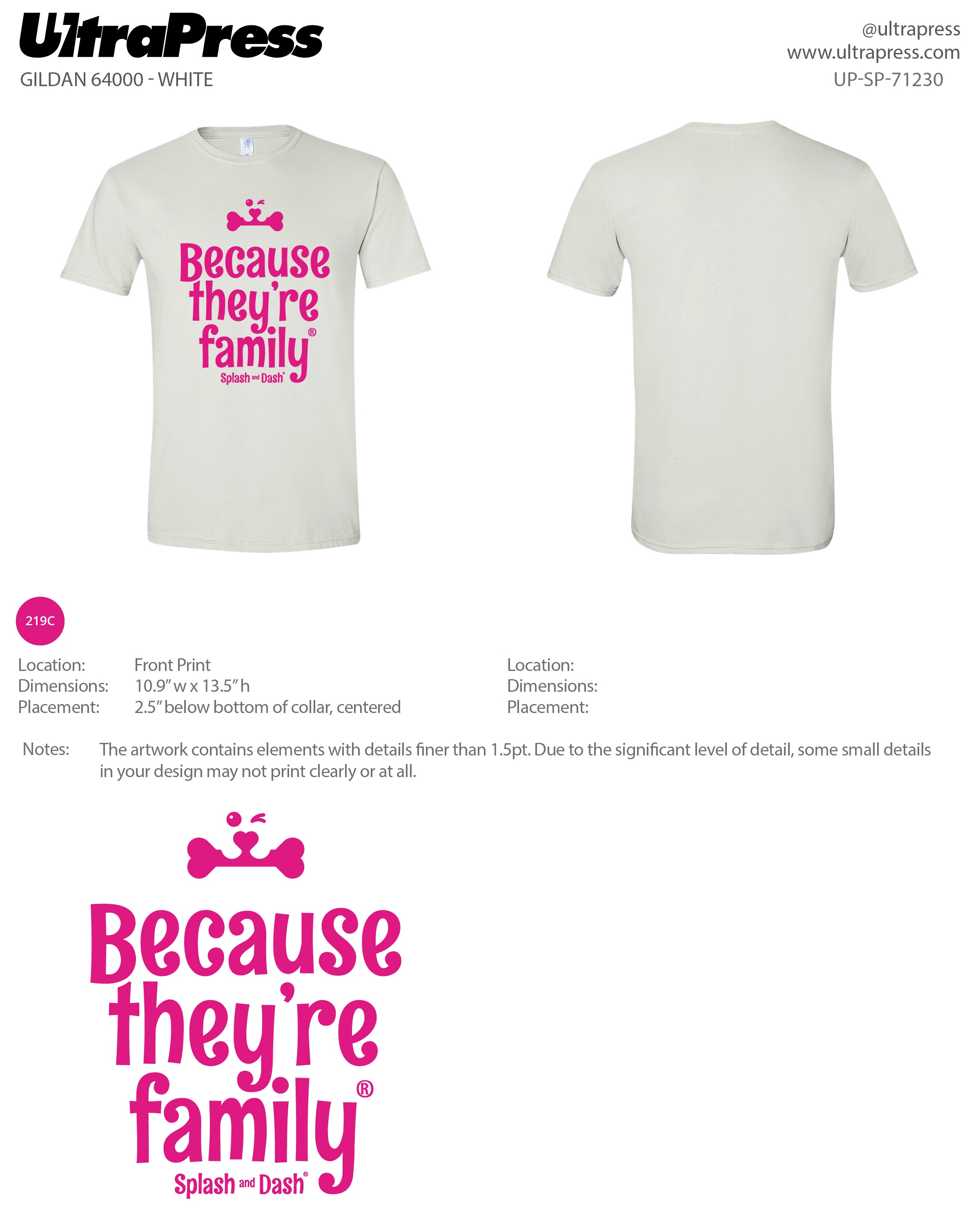 UP-SP-71230 Splash & Dash - Sean Phillips 100 Pieces Package (Bulk)