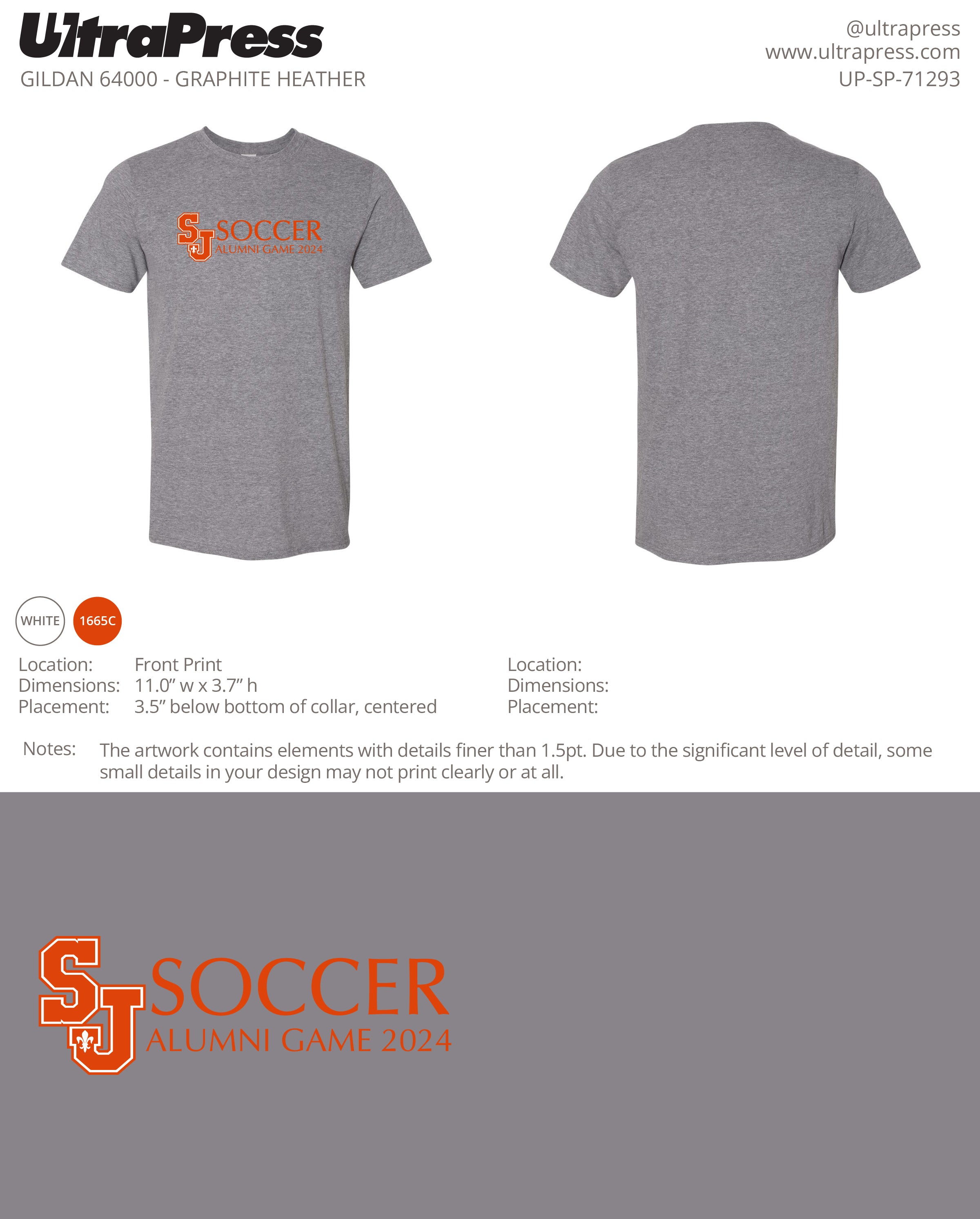 UP-SP-71293 Alumni Game 2024 - Tim Loya 48 Min Qty (Bulk)