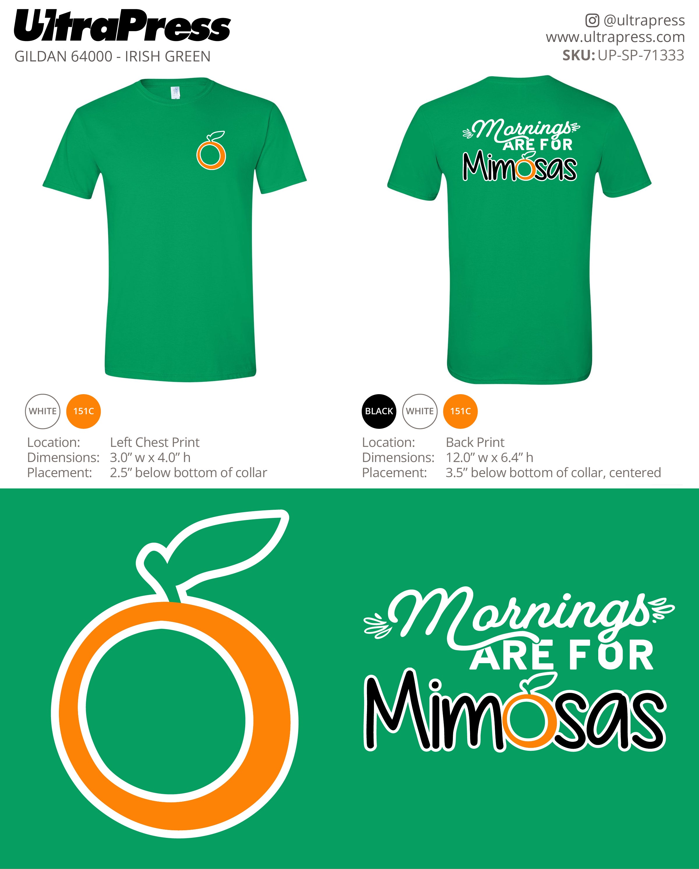 UP-SP-71333 Mornings Are For Mimosas - Besim Tabaku 100 Pieces Package (Bulk)