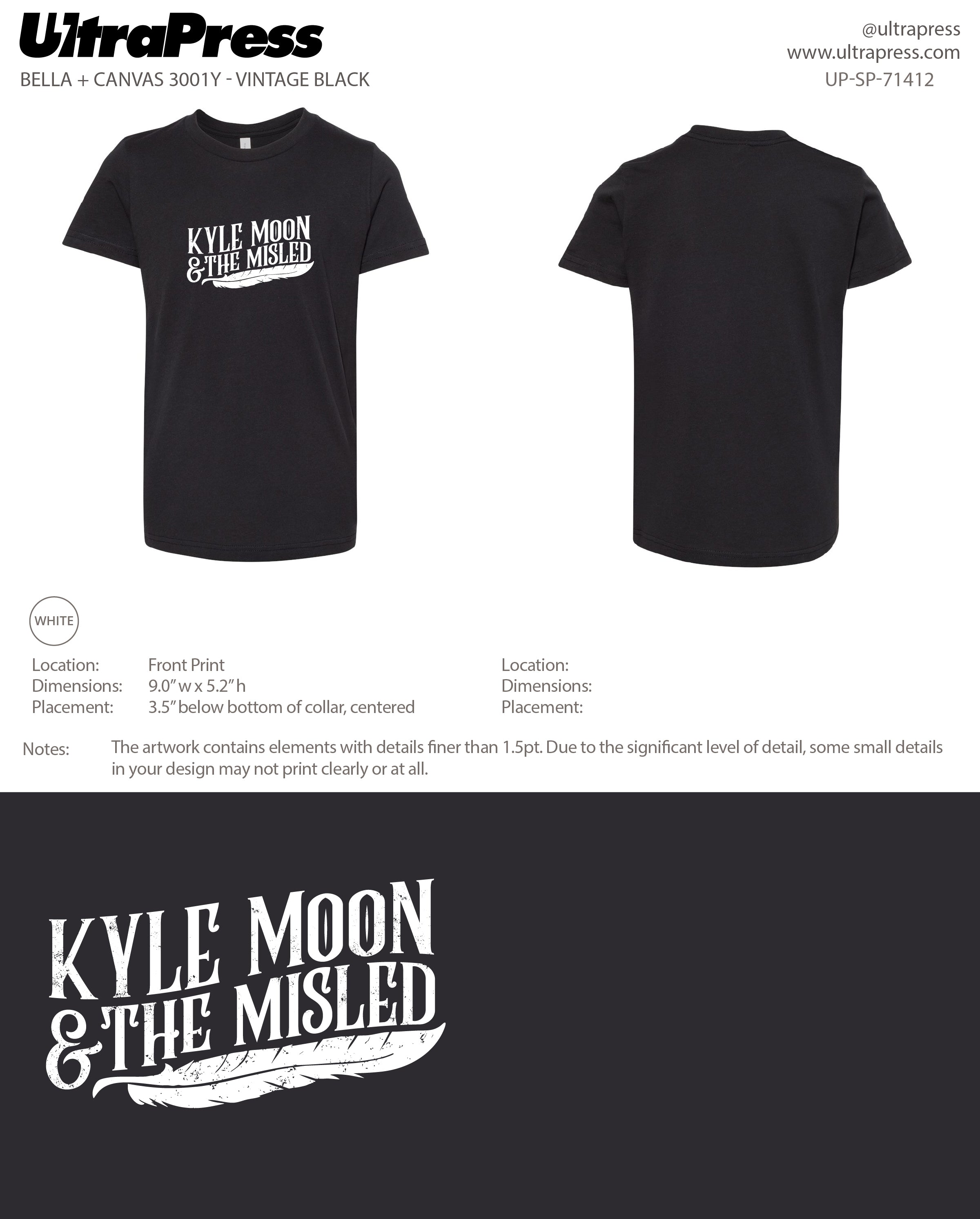 UP-SP-71412 The Misled - Kyle Moon 48 Min Qty (Bulk)