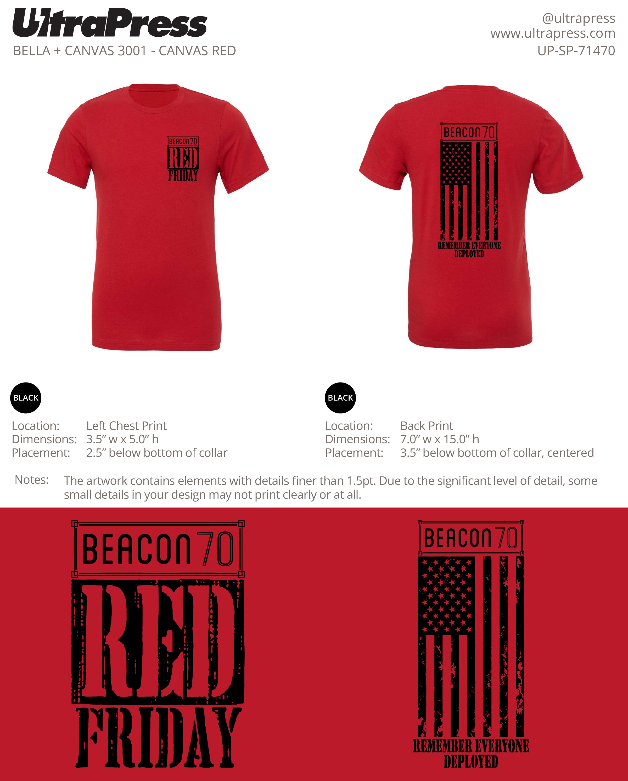 UP-SP-71470 Beacon 70 - Vince 48 Min Qty (Bulk)