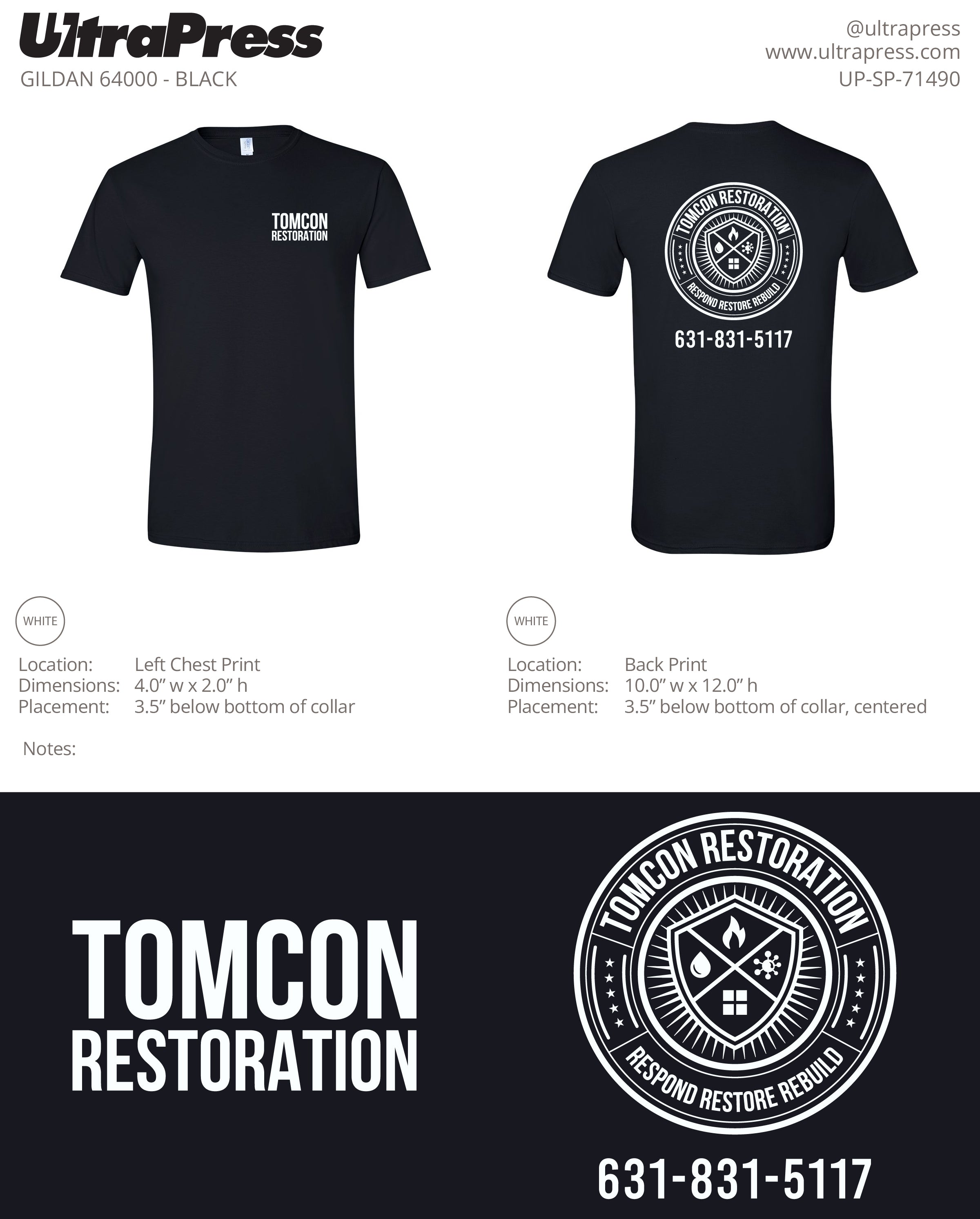 UP-SP-71490 Tomcon Restoration - Tom Conley 100 Pieces Package (Bulk)