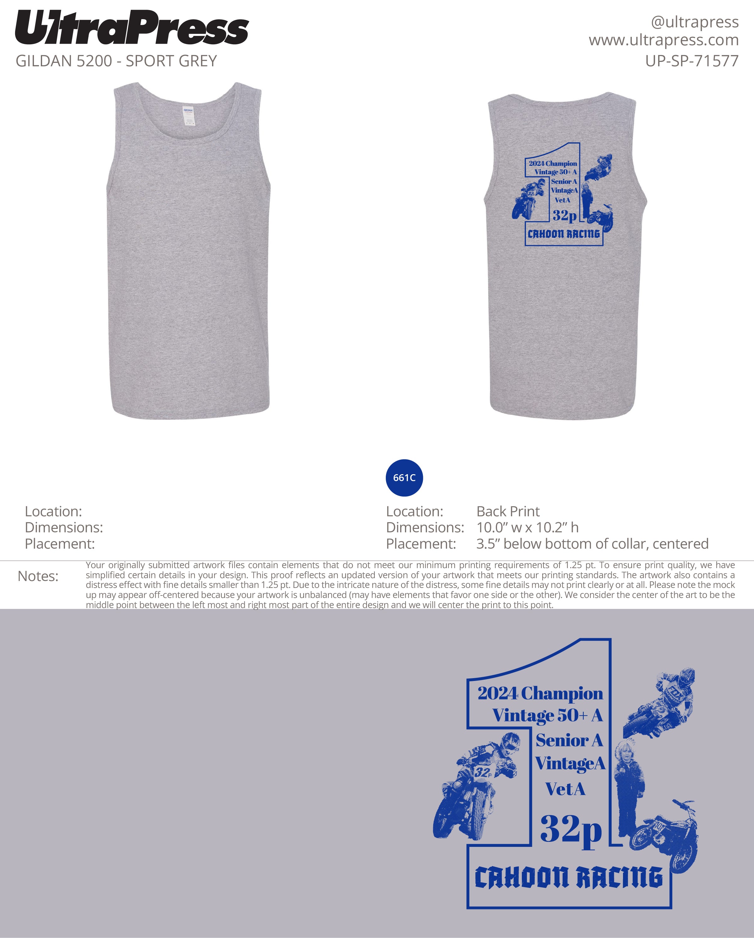 UP-SP-71577 Cahoon Racing - Dan Cahoon 100 Pieces Package (Bulk)