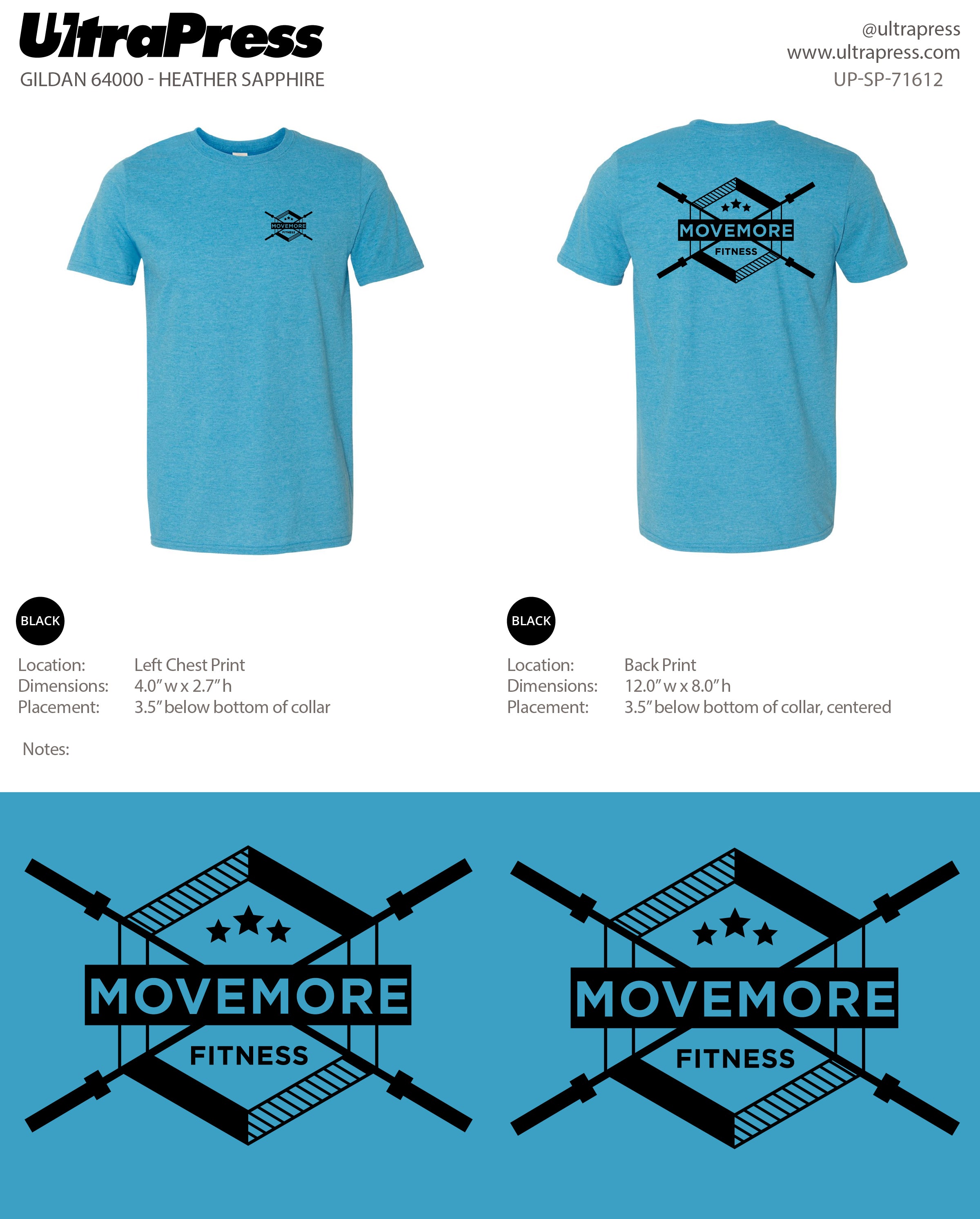 UP-SP-71612 Movemore Fitness - Matt Harlfinger 100 Pieces Package (Bulk)