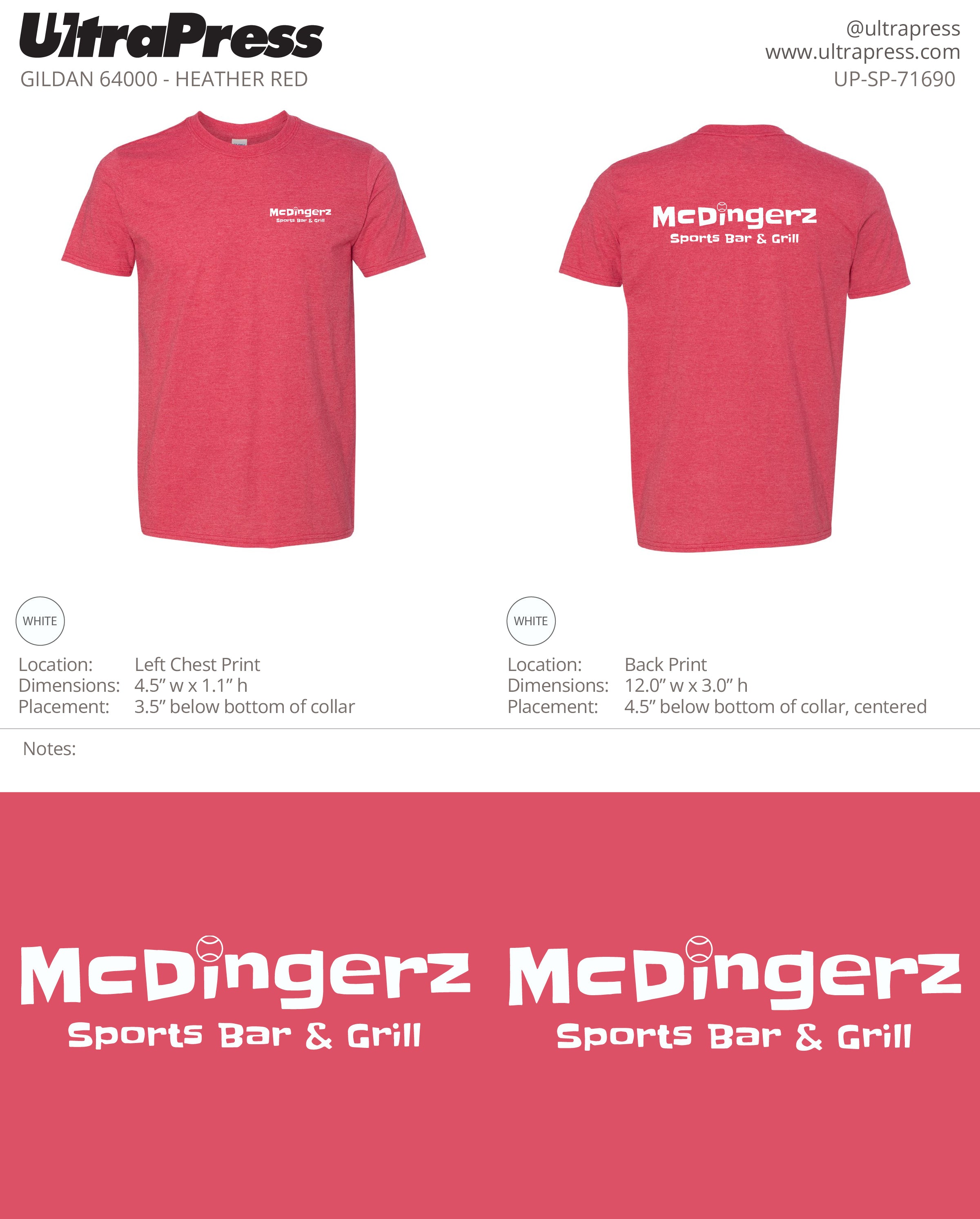 UP-SP-71690 Mcdingerz - James McKenney 100 Pieces Package (Bulk)