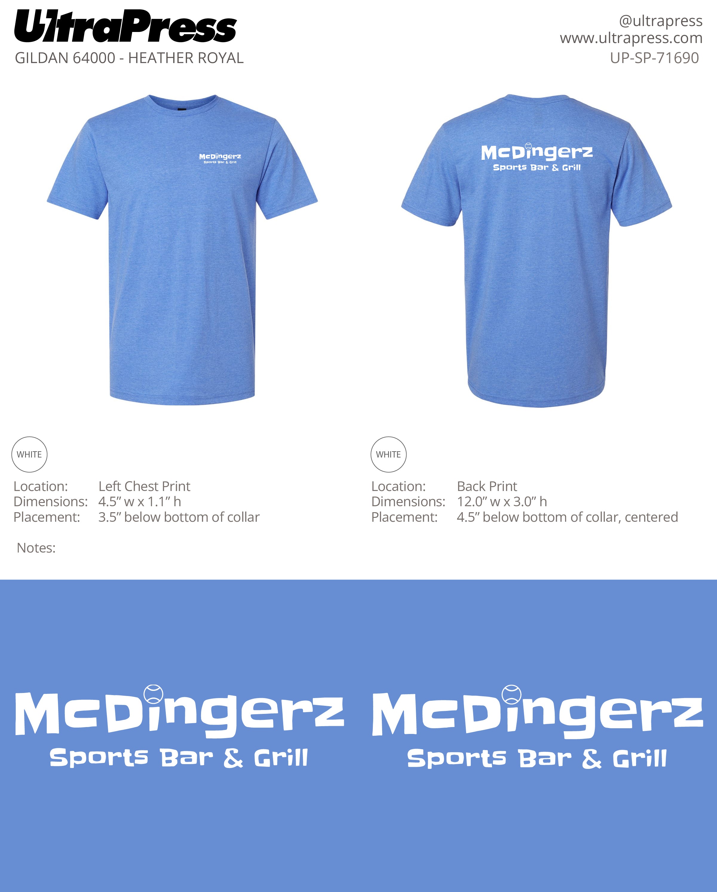 UP-SP-71690 Mcdingerz - James McKenney 100 Pieces Package (Bulk)