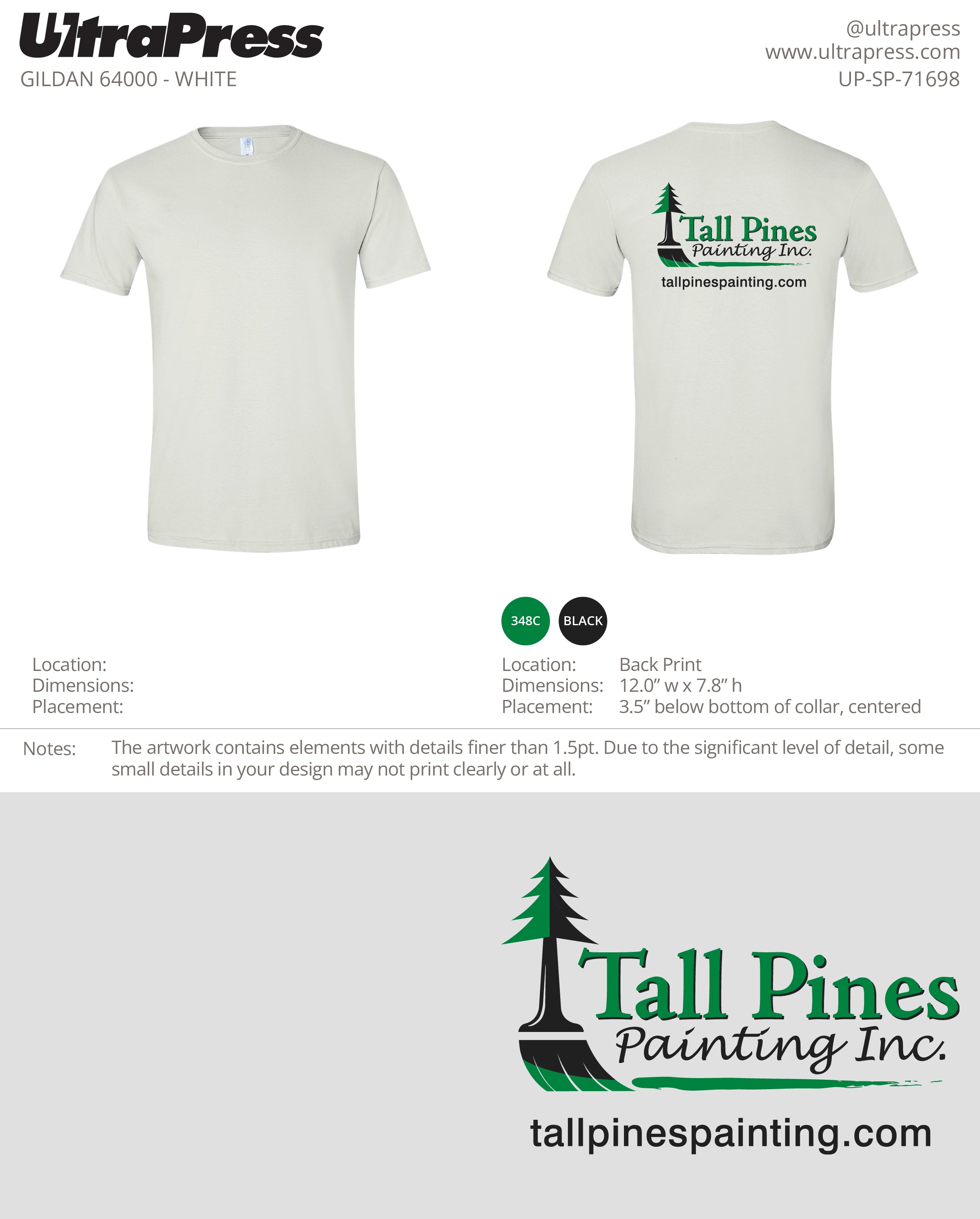 UP-SP-71698 Tall Pines Painting Inc. - Bryan Kelly 100 Pieces Package Deal (Bulk)