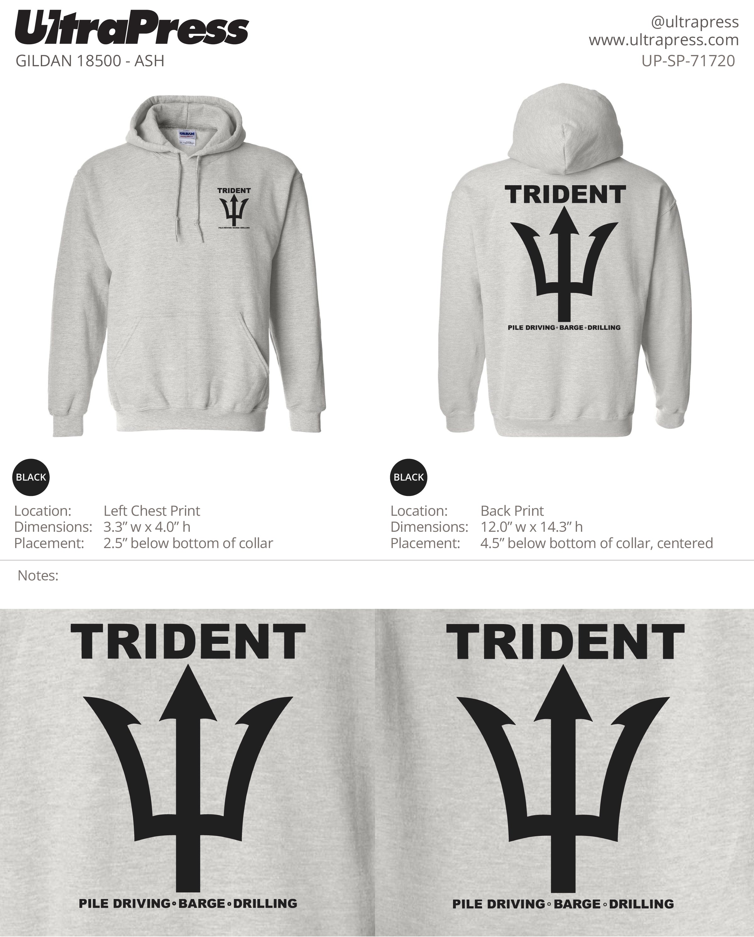 UP-SP-71720 Trident - Christopher Foote 48 Min Qty (Bulk)