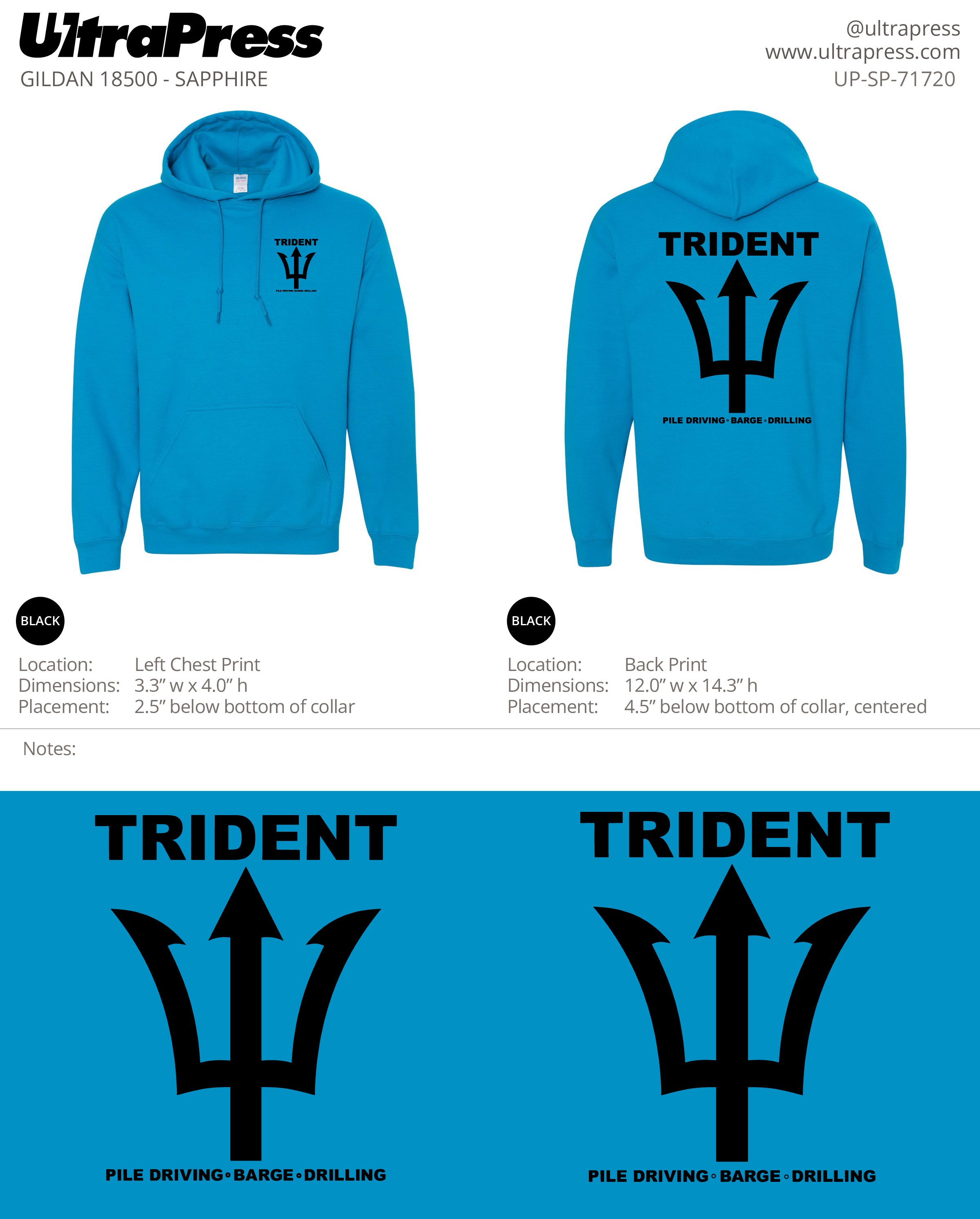 UP-SP-71720 Trident - Christopher Foote 48 Min Qty (Bulk)