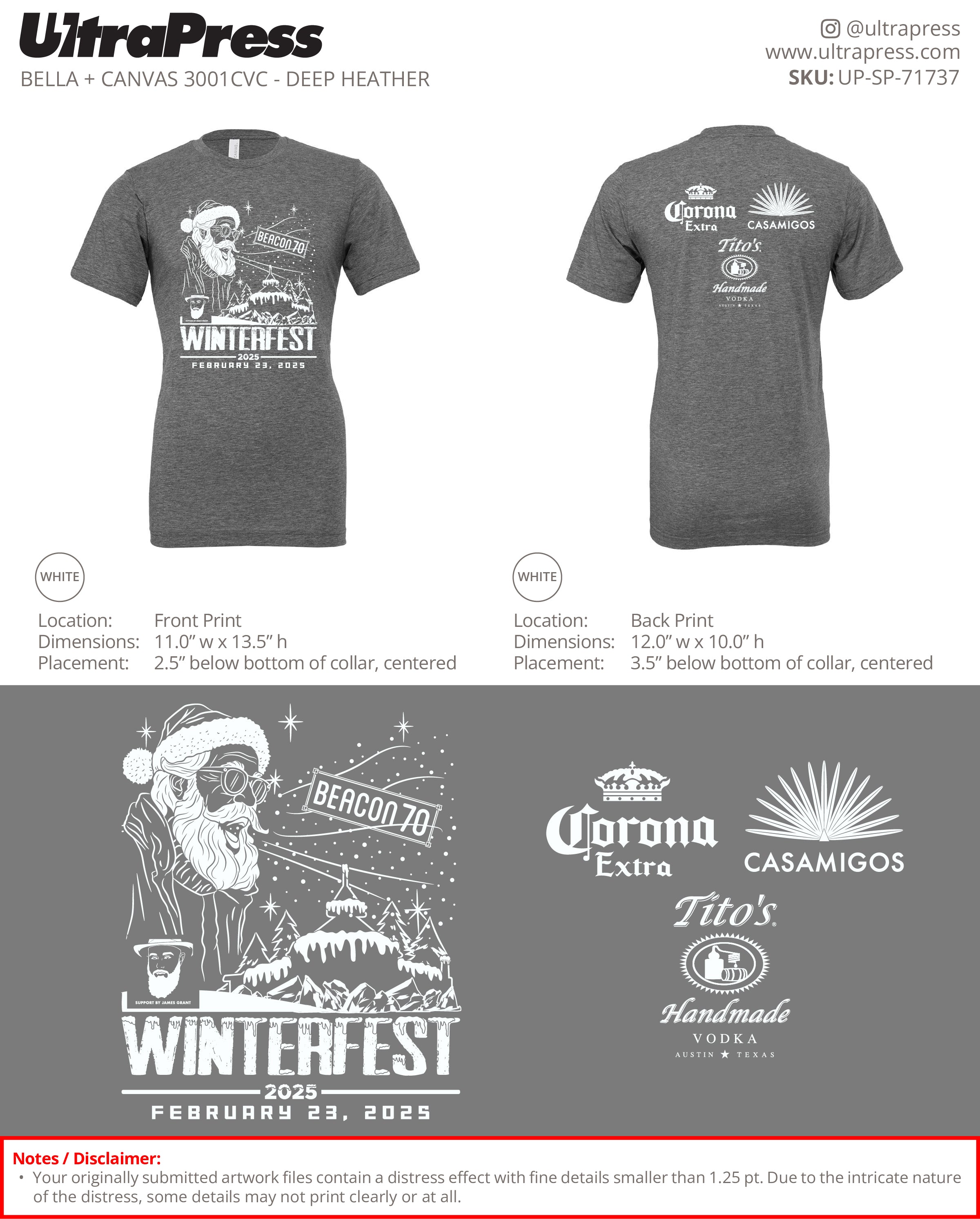 UP-SP-71737 Old Man Winter Beacon 70 - Vince 72 Min Qty (Bulk)