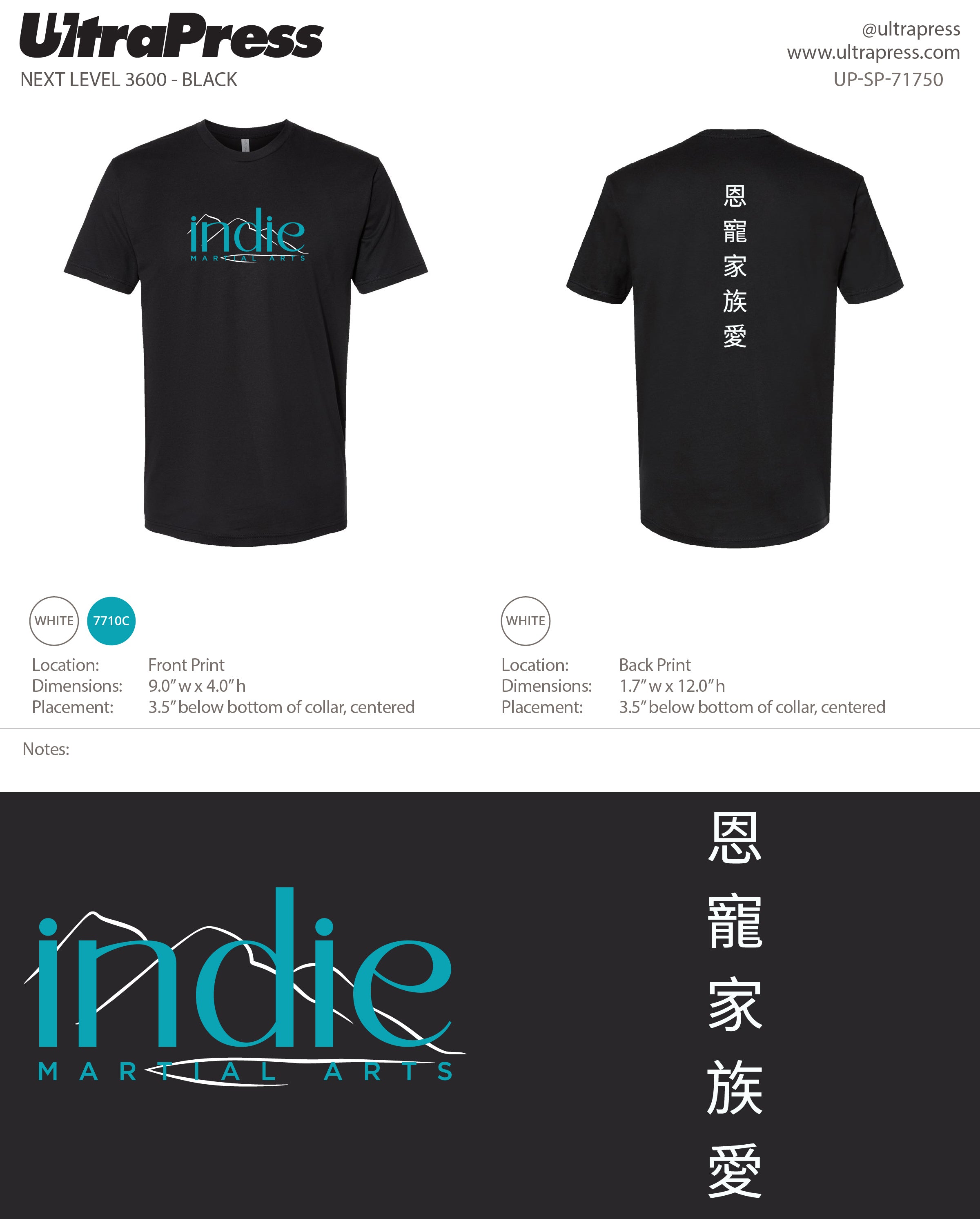 UP-SP-71750 Indie Martial Arts - Tara Marie Lynn 100 Pieces Package (Bulk)