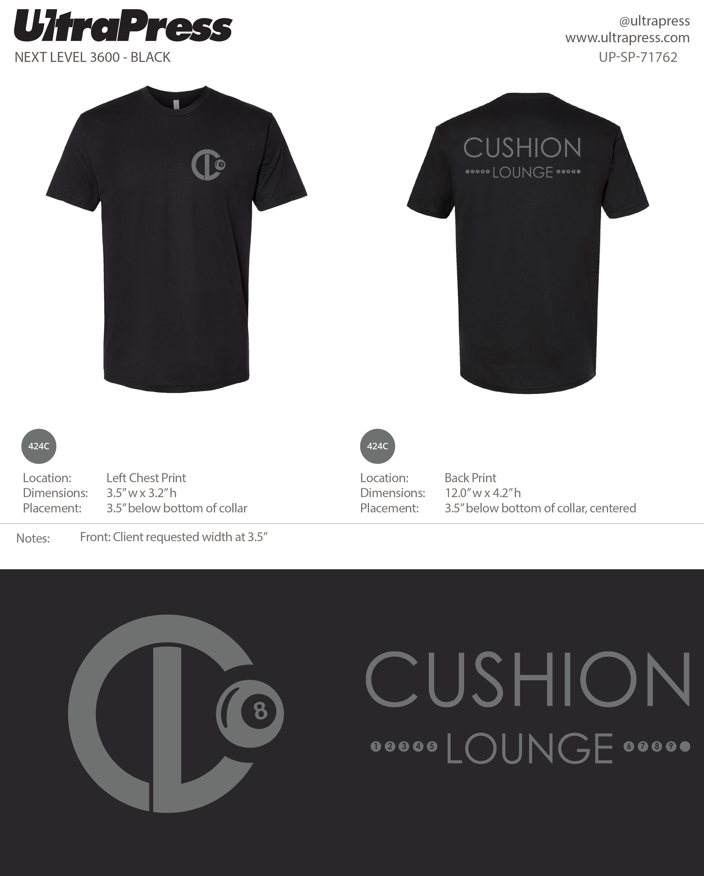 UP-SP-71762 Cushion Lounge - Justin Zuehlke 100 Pieces Package (Bulk)