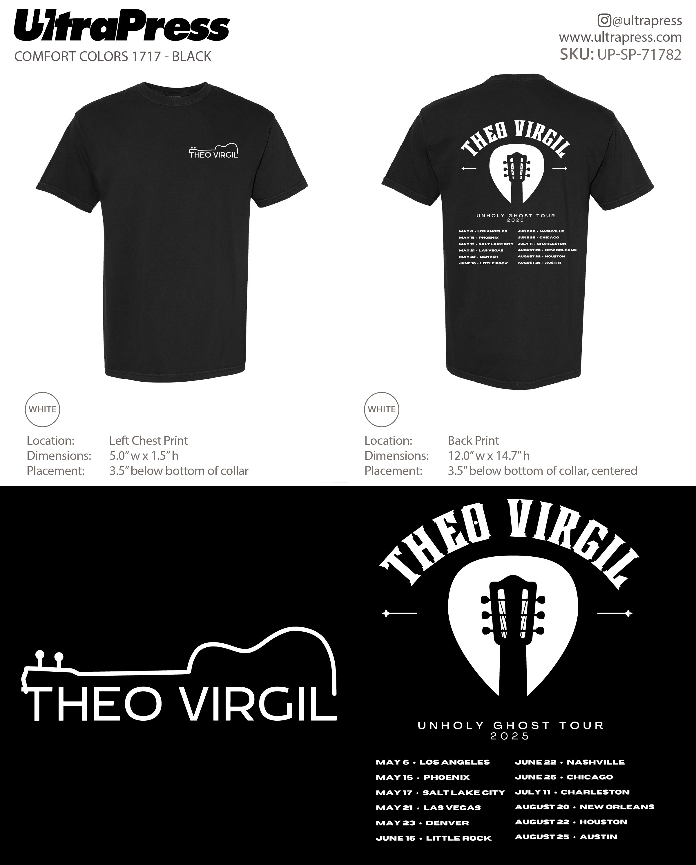 UP-SP-71782 Unholy Ghost Tour 2025 - Misty Frey 100 Min Qty (Bulk)