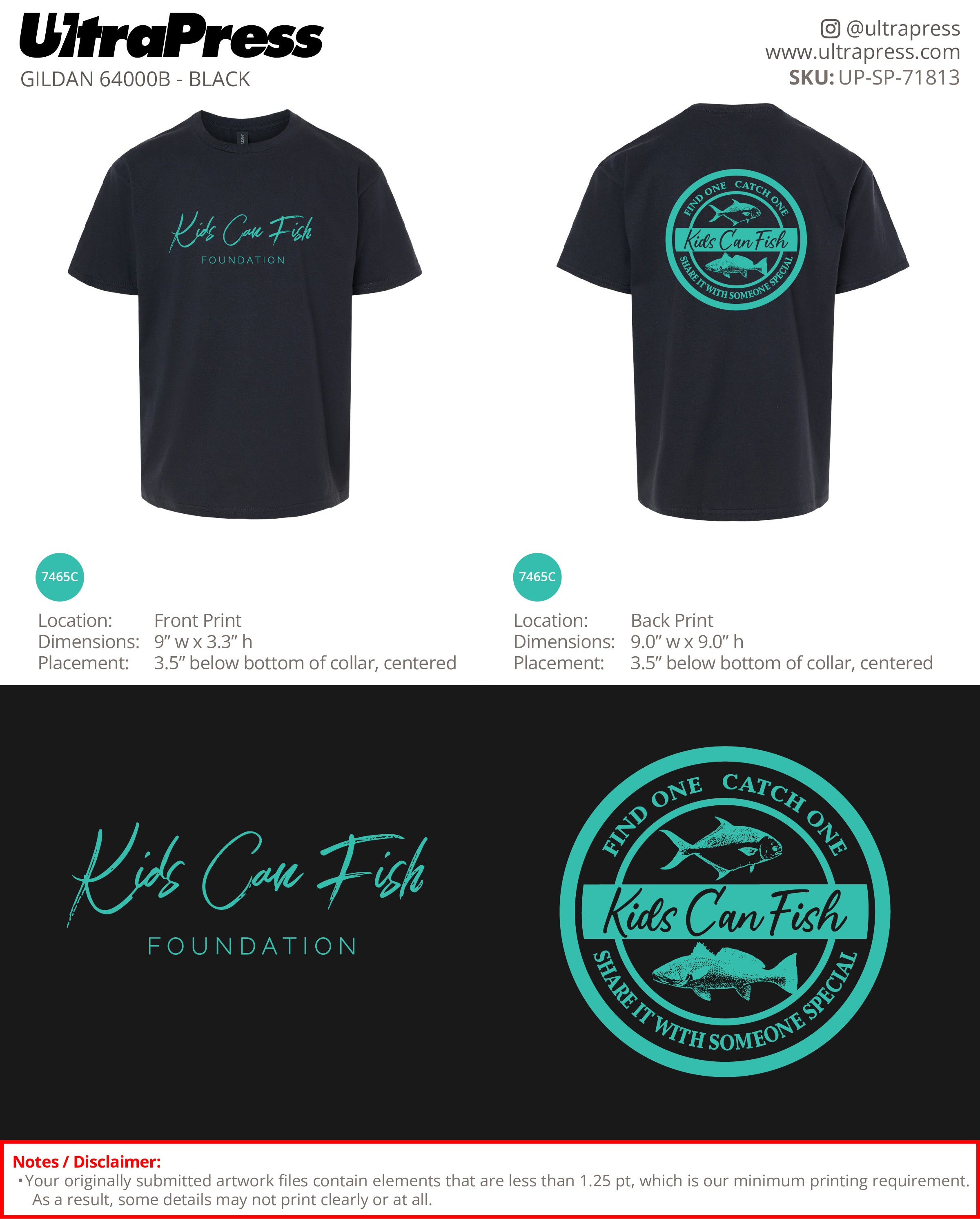 UP-SP-71813 Kids Can Fish Foundation - Thomas Lewis 100 Pieces Package (Bulk)