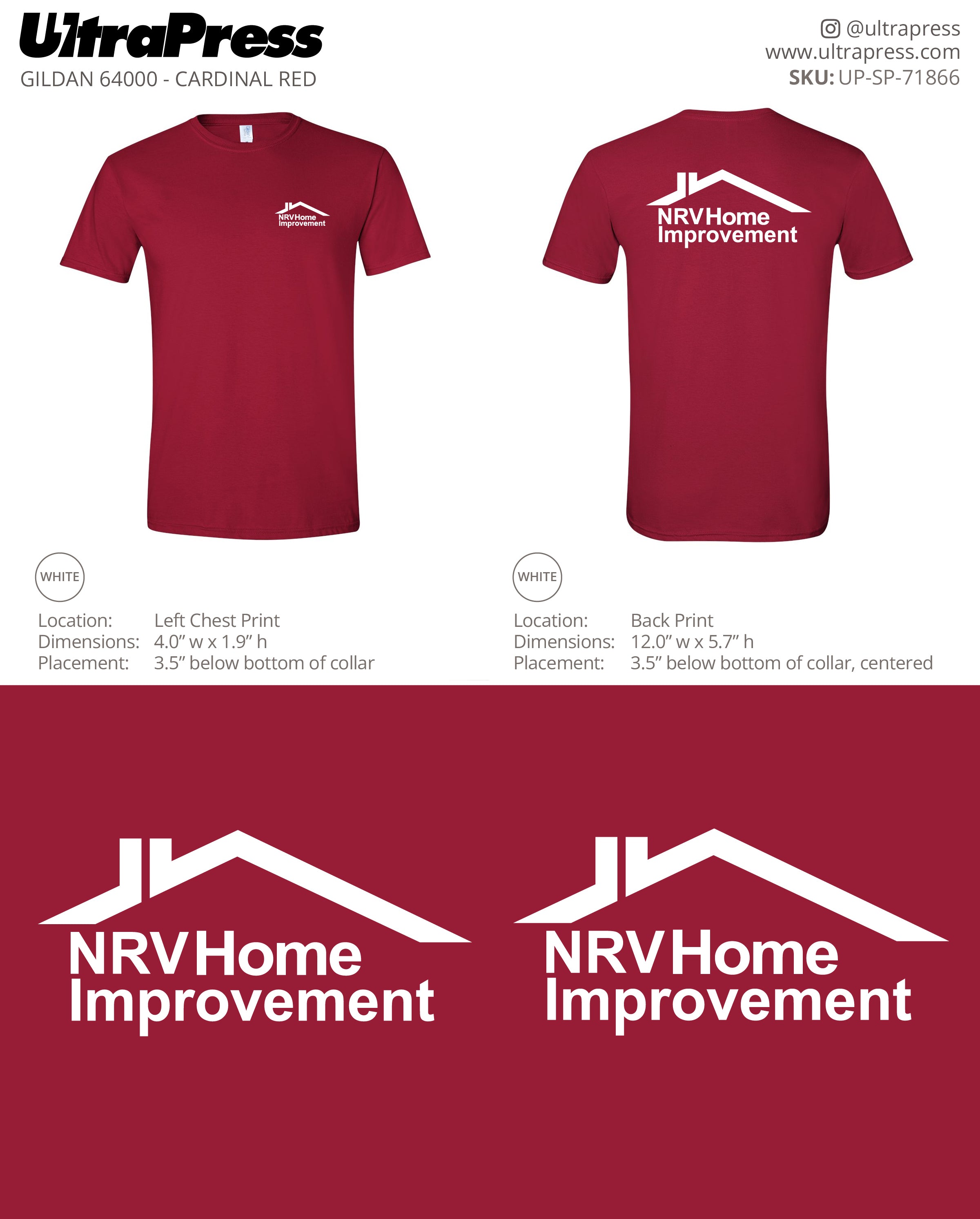 UP-SP-71866 NRV Home Improvement - Tanner Blankenship 100 Pieces Package (Bulk)