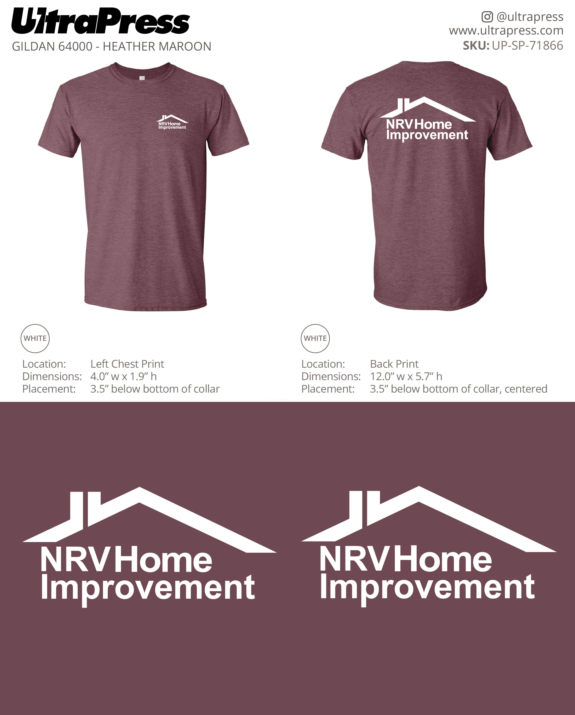 UP-SP-71866 NRV Home Improvement - Tanner Blankenship 100 Pieces Package (Bulk)