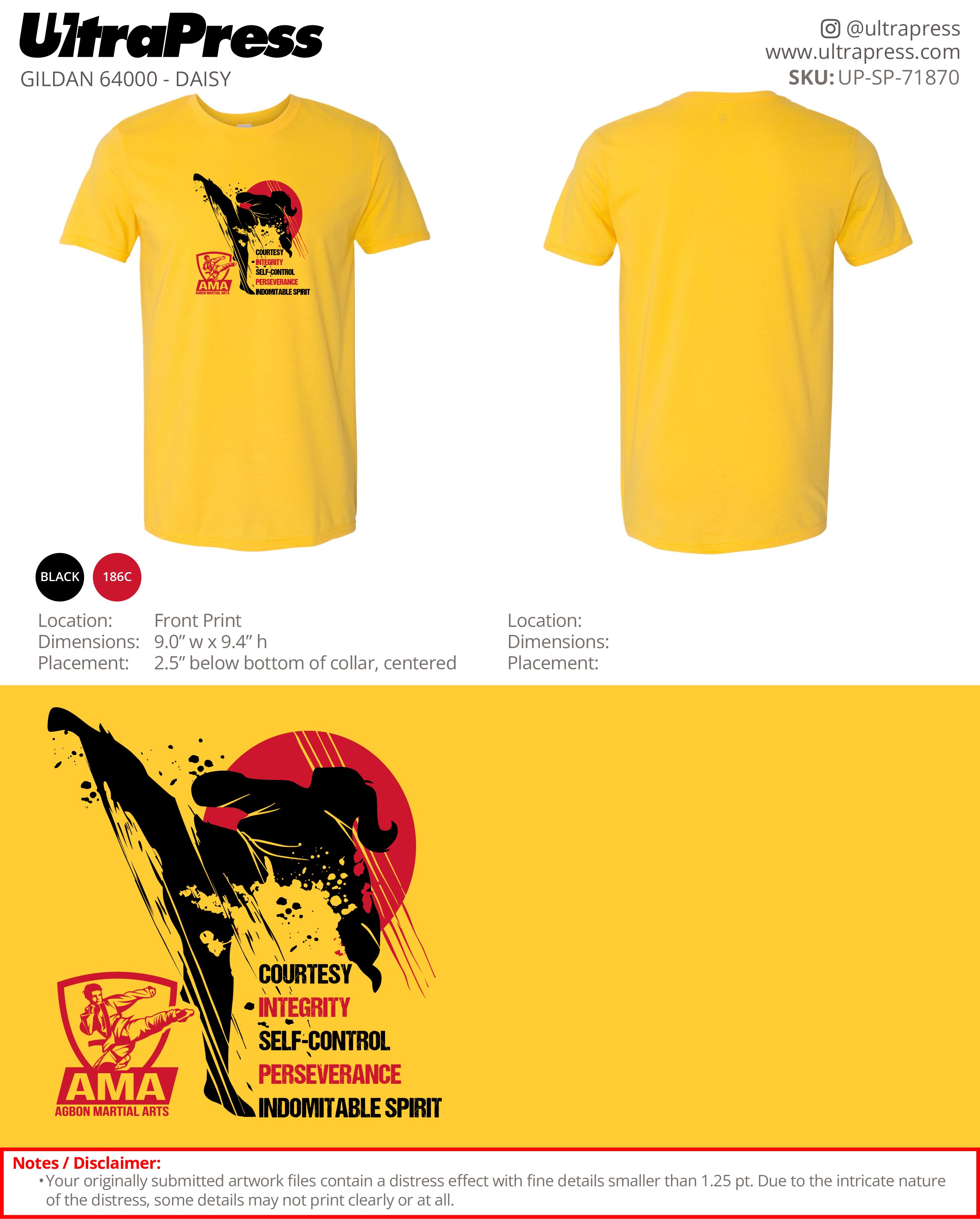 UP-SP-71870 Agbon Martial Arts - Fernando Agbon 100 Pieces Package (Bulk)