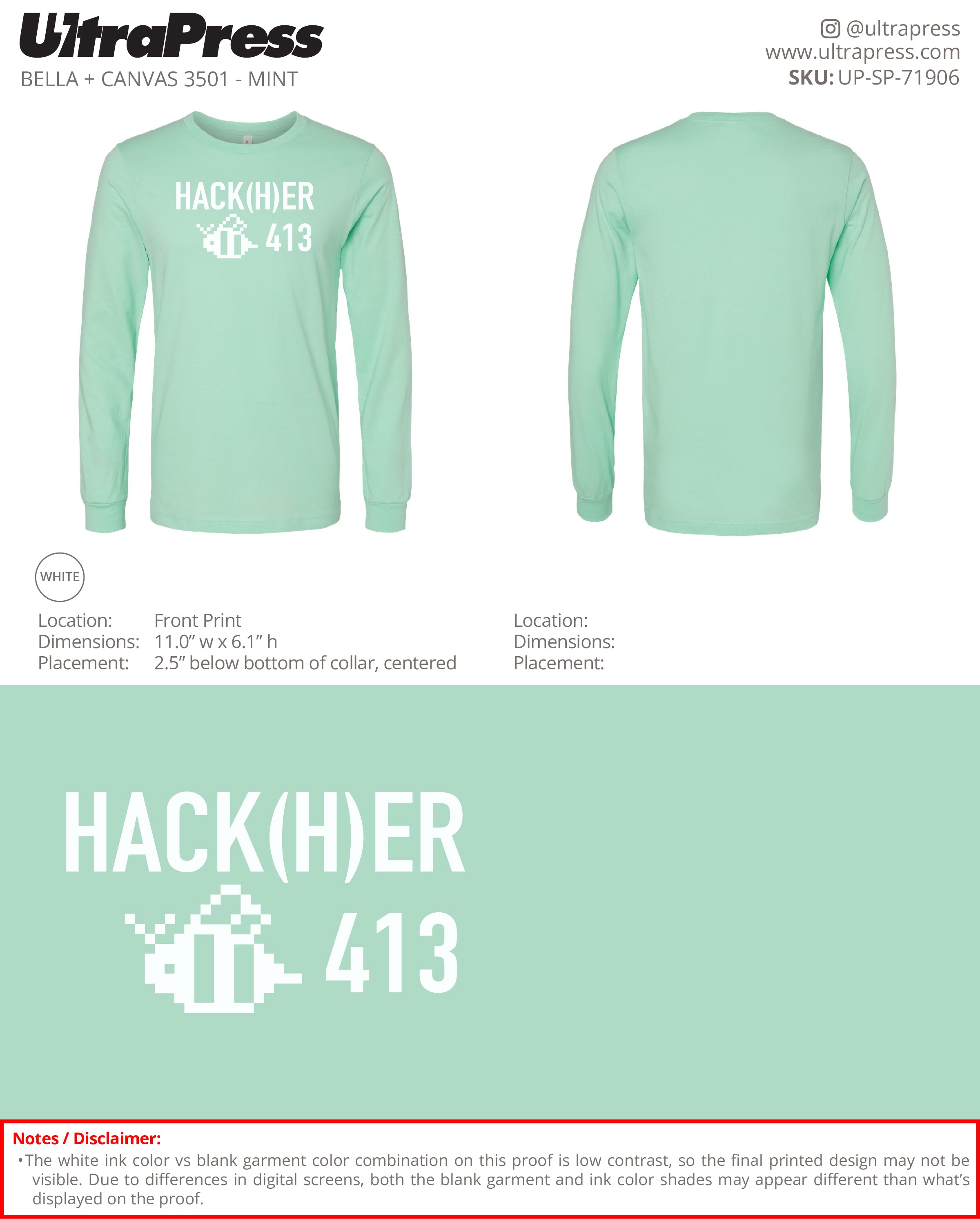 UP-SP-71906 Hackher 413 2025 (Sponsors) - Hanabel Mengistu 20 Min Qty (Bulk)