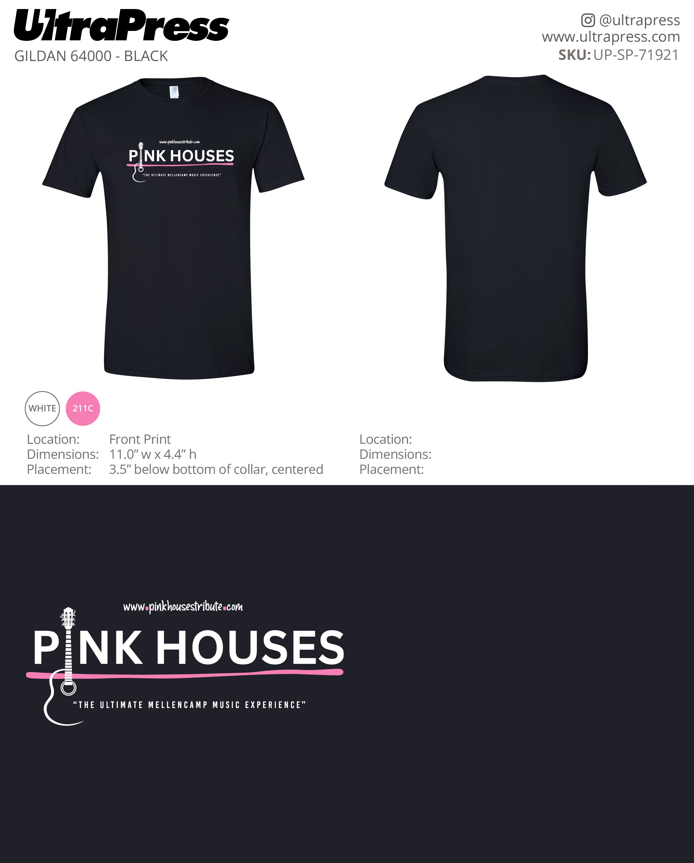 UP-SP-71921 Pink Houses - David Brown 100 Pieces Package (Bulk)