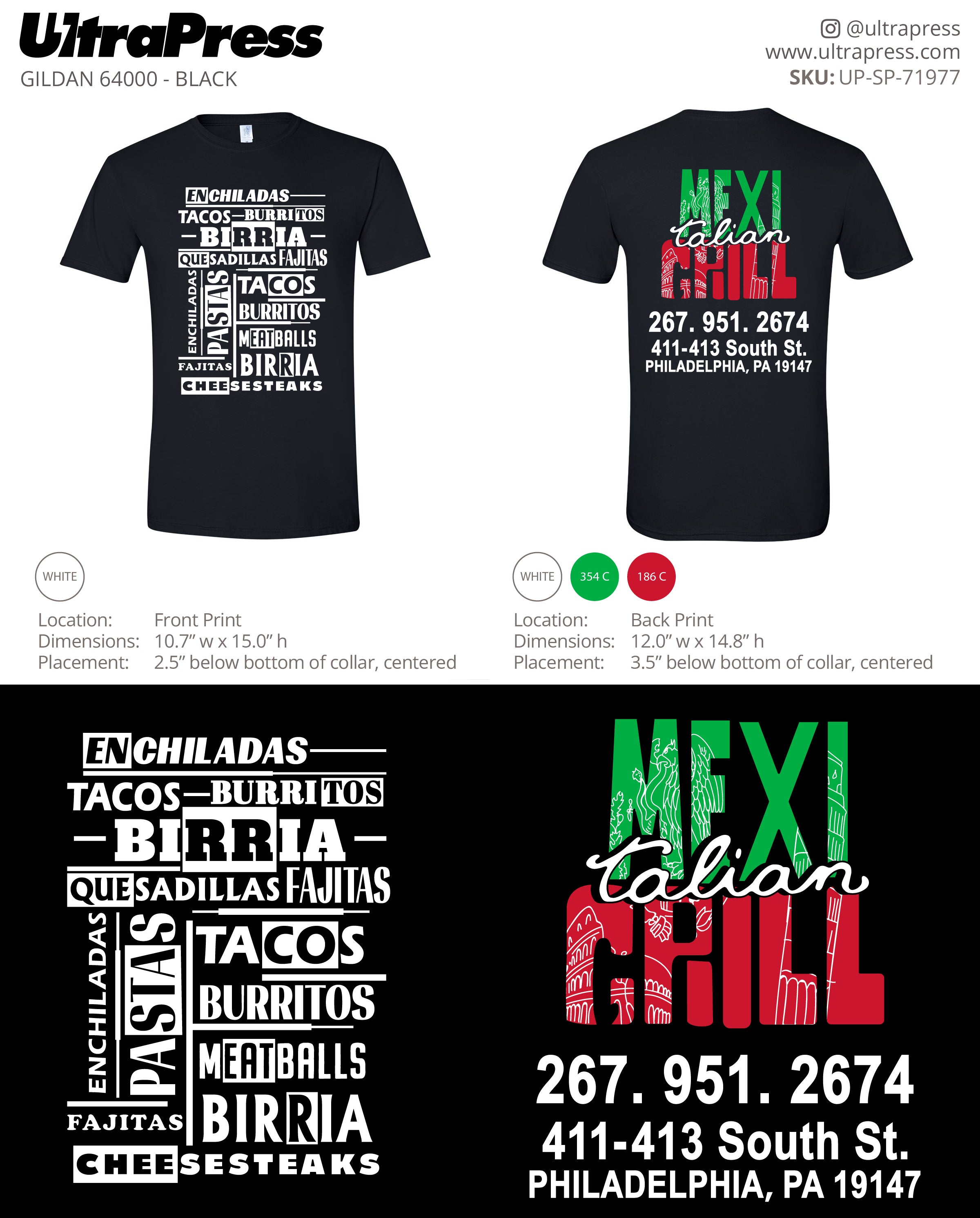 UP-SP-71977 Mexitalian Grill 100 Pieces Package (Bulk)