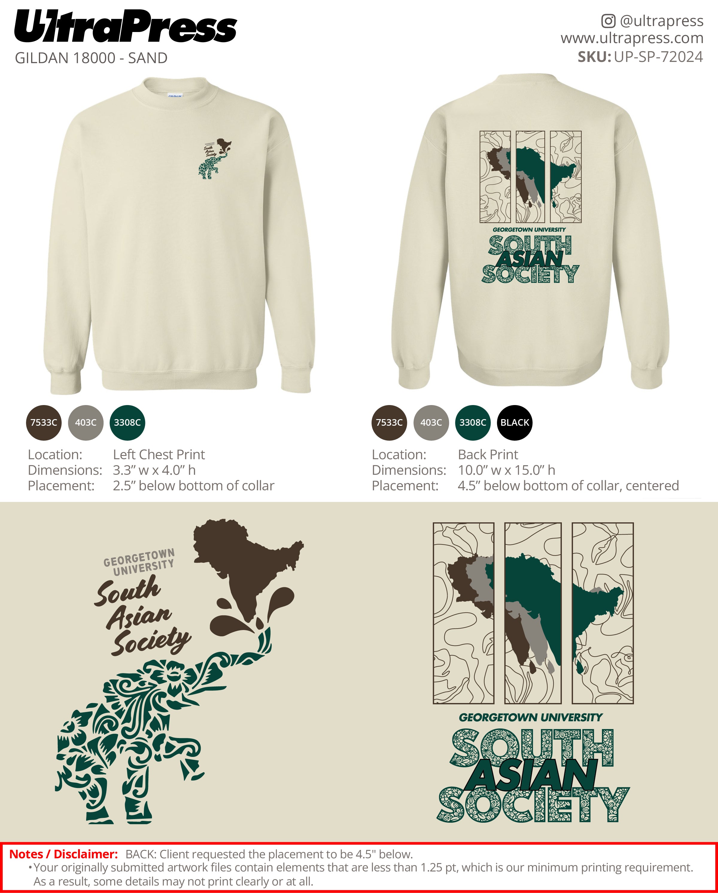 UP-SP-72024 South Asian Society - Anisha Kumar 50 Pieces Package (Bulk)