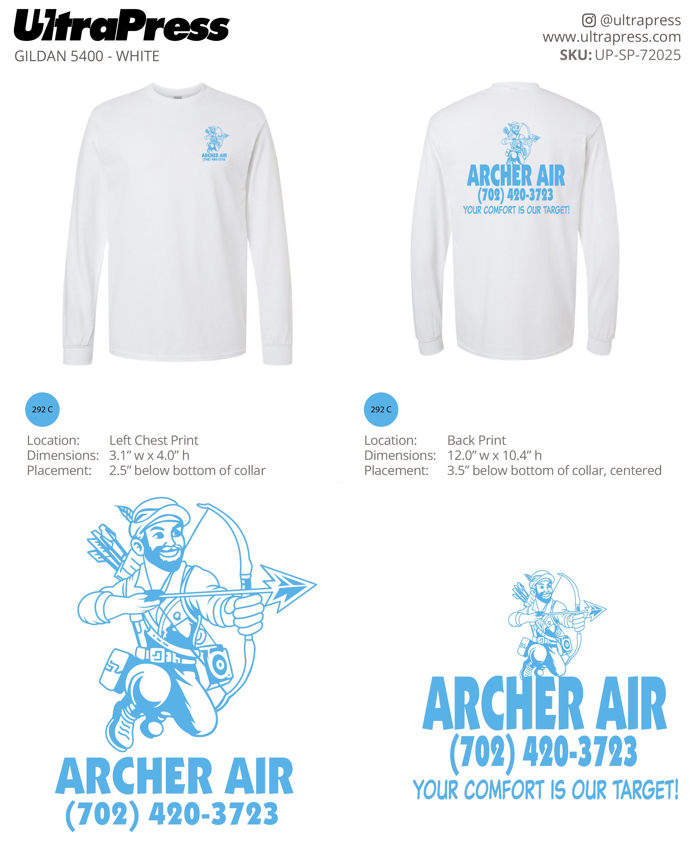 UP-SP-72025 Archer Air - Archie Landreman 124 Min Qty (Bulk)