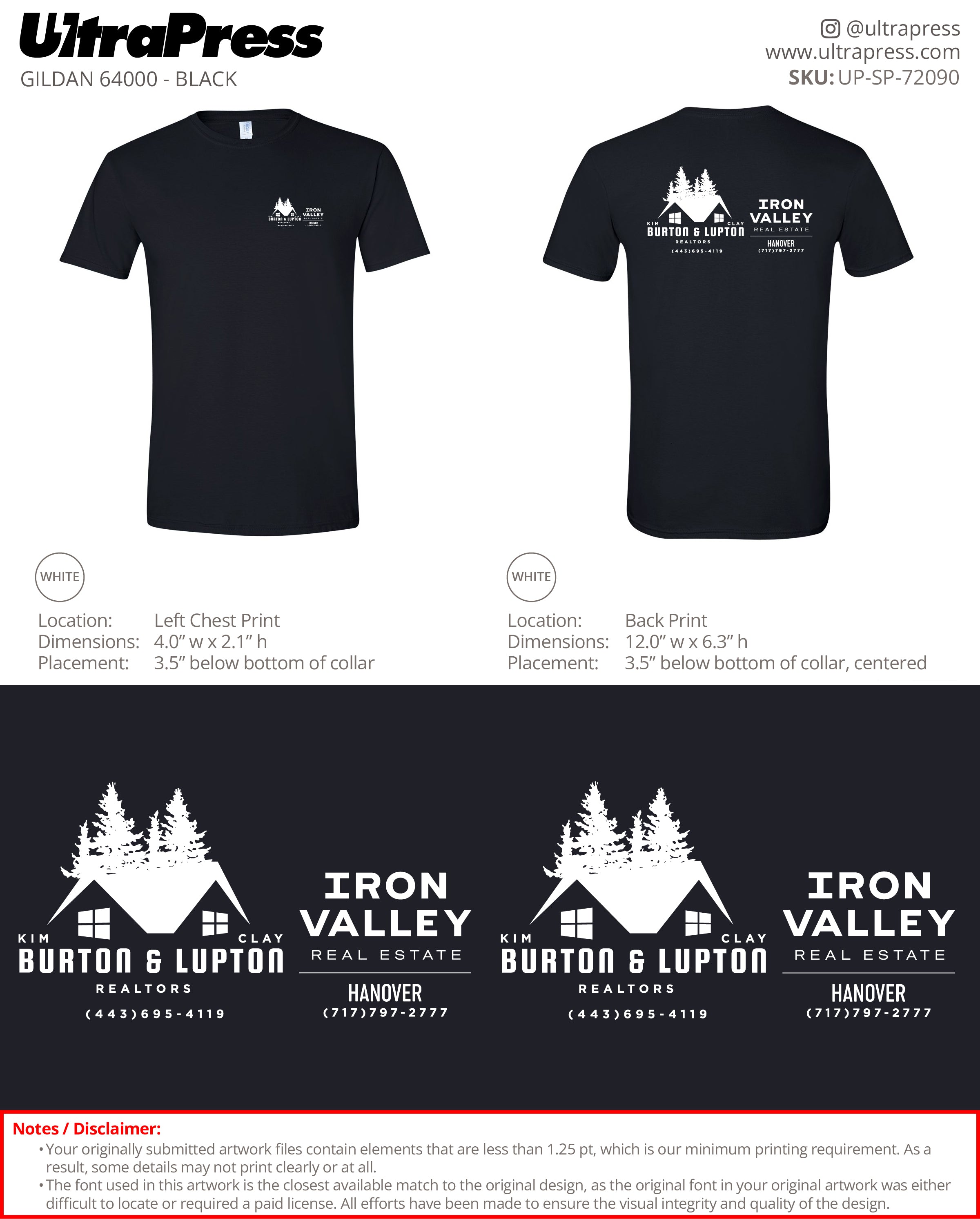 UP-SP-72090 Iron Valley Real Estate - Kim Burton 100 Min Qty (Bulk - Package Deal)