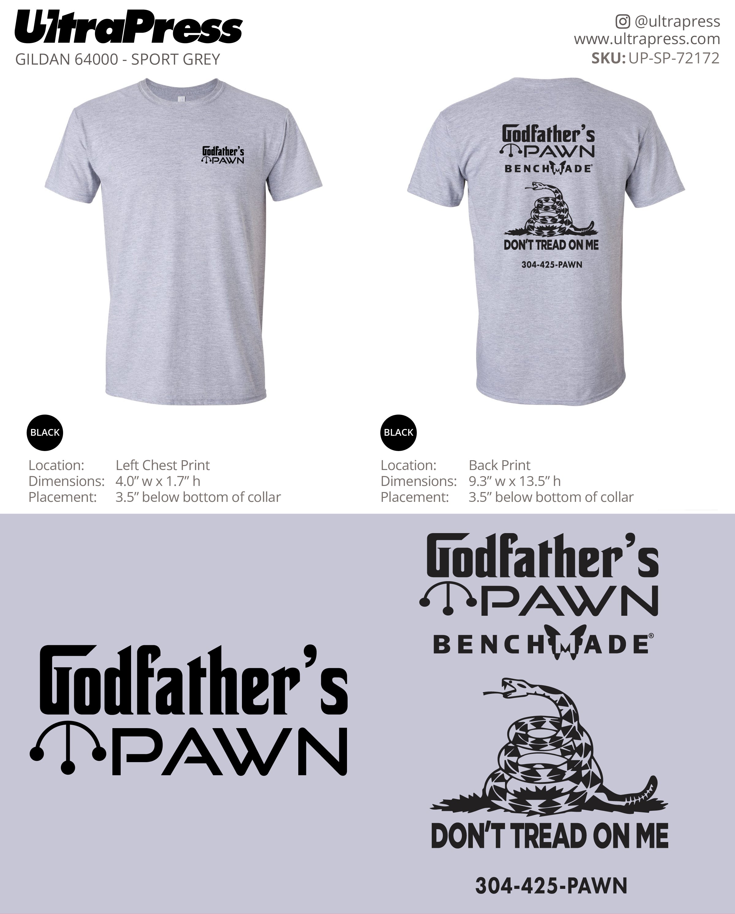 UP-SP-72172 Godfather's Pawn - Steven Pritchett 100 Min Qty (Bulk)