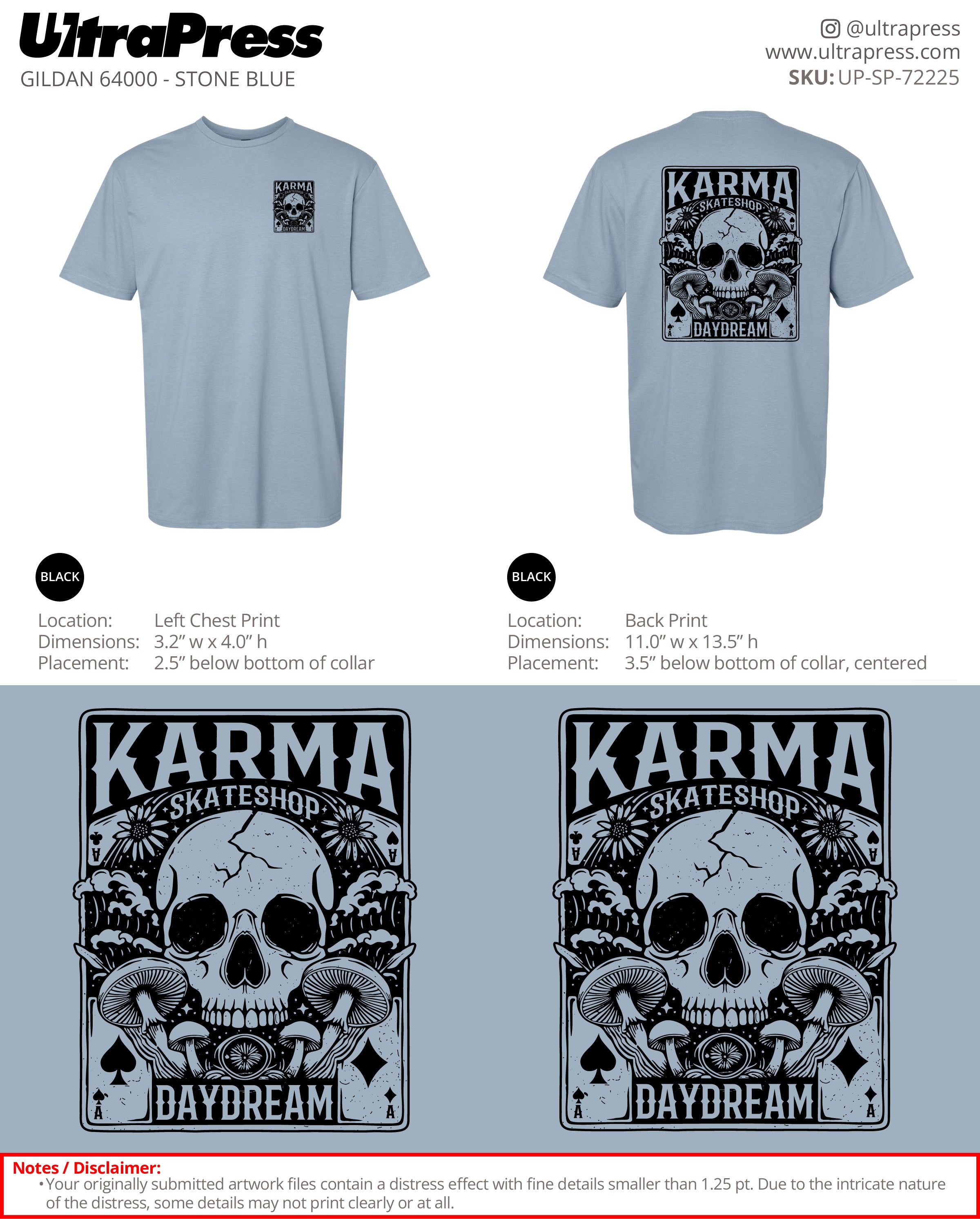 UP-SP-72225 Karma Skateshop Daydream - Amanda Marano 100 Pieces Package (Bulk)