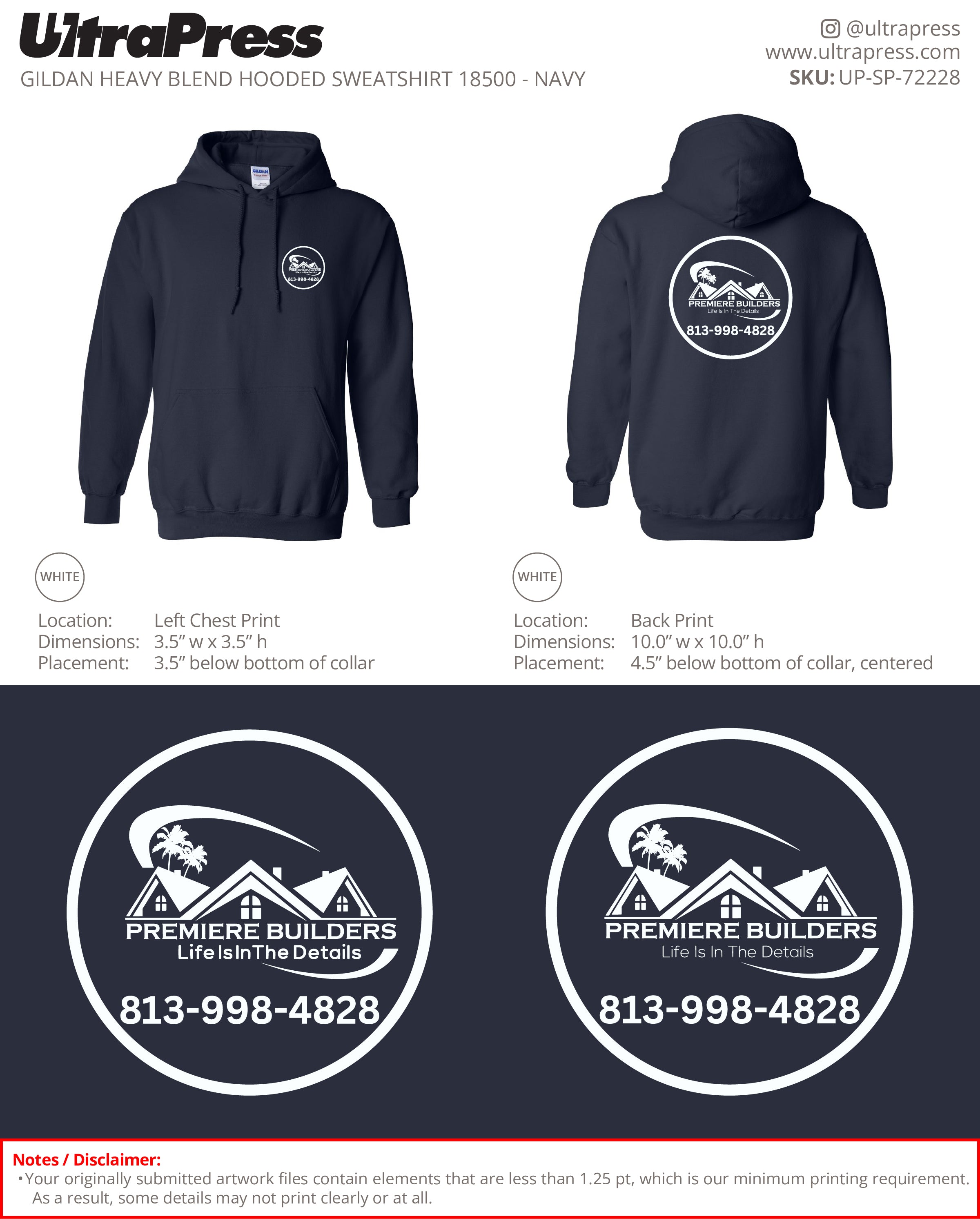 UP-SP-72228 Premiere Builders - Jonathan Hoch 100 Pieces Package (Bulk)