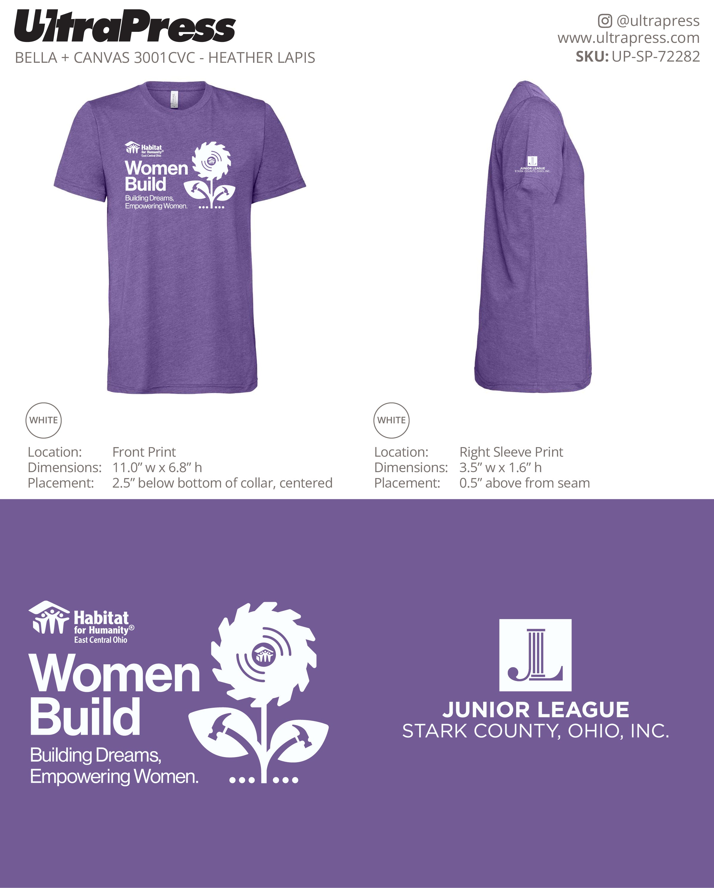 UP-SP-72282 HECO Woman Build 2025 w/ JL Logo - Kevin Miller 144 Min Qty (Bulk)