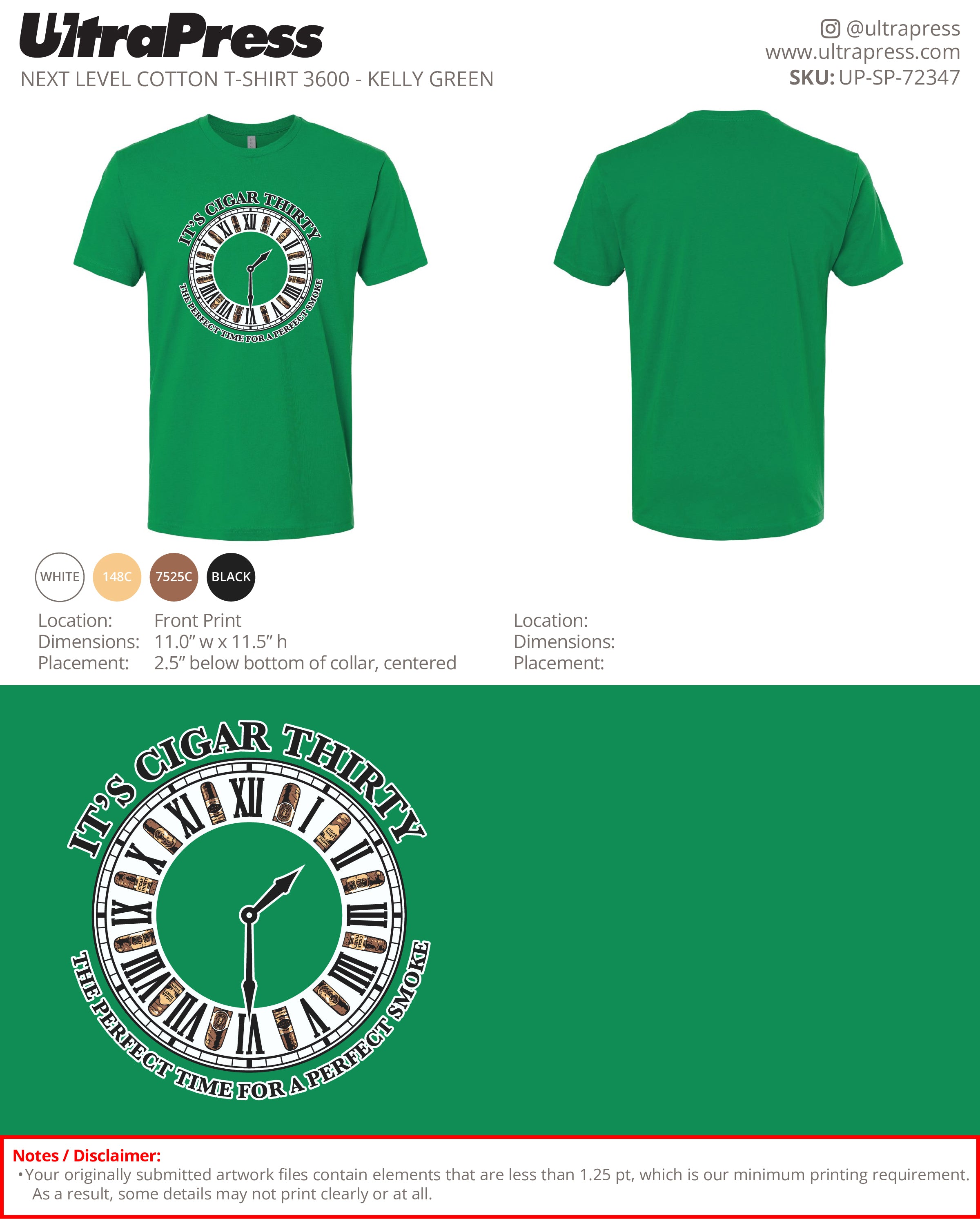 UP-SP-72347 It's Cigar Thirty - Cardell Benford 100 Pieces Package (Bulk)