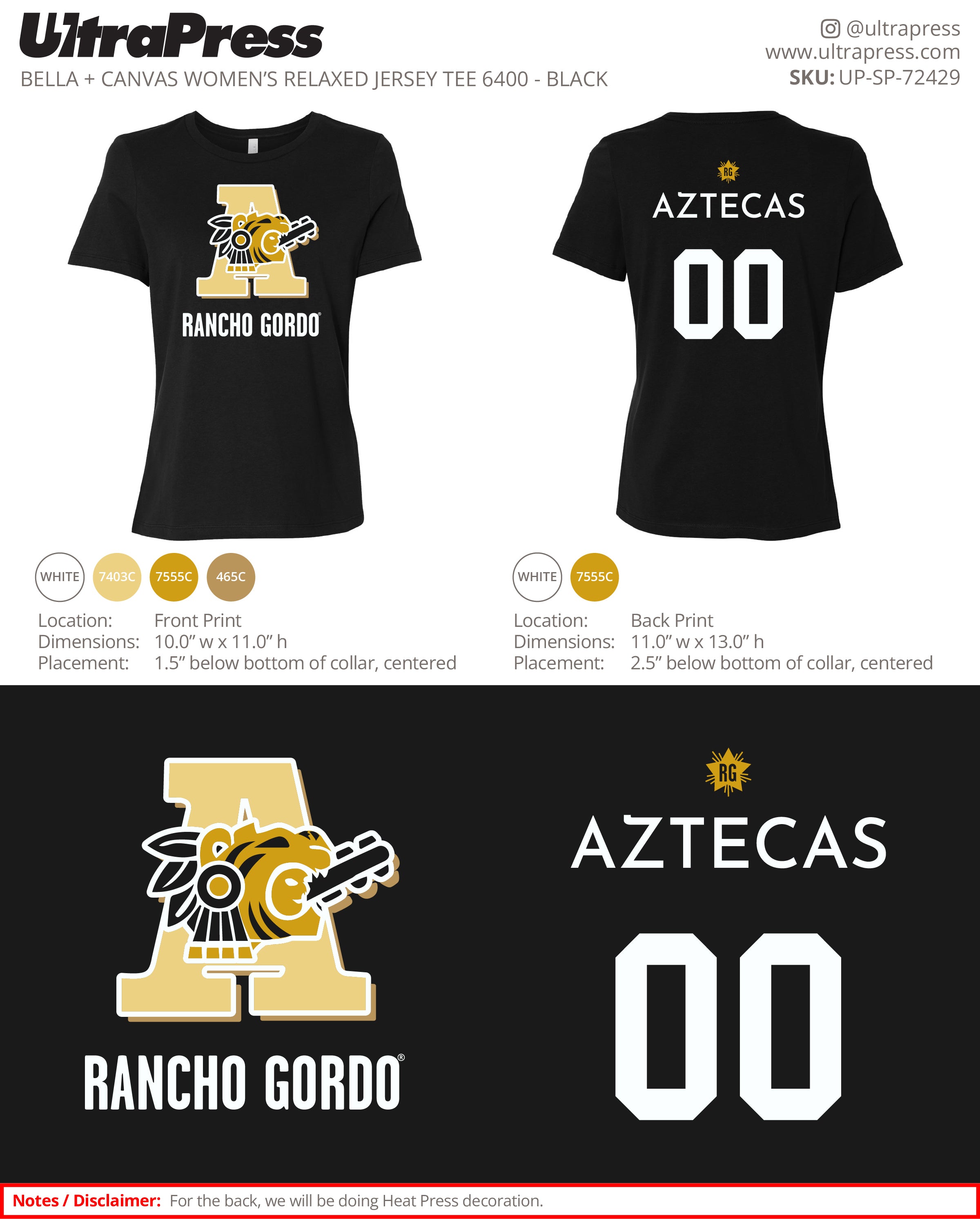 UP-SP-72429 RG Aztecas Rancho Gordo - Monica Casillas Gutierrez 24 Min Qty (Bulk)