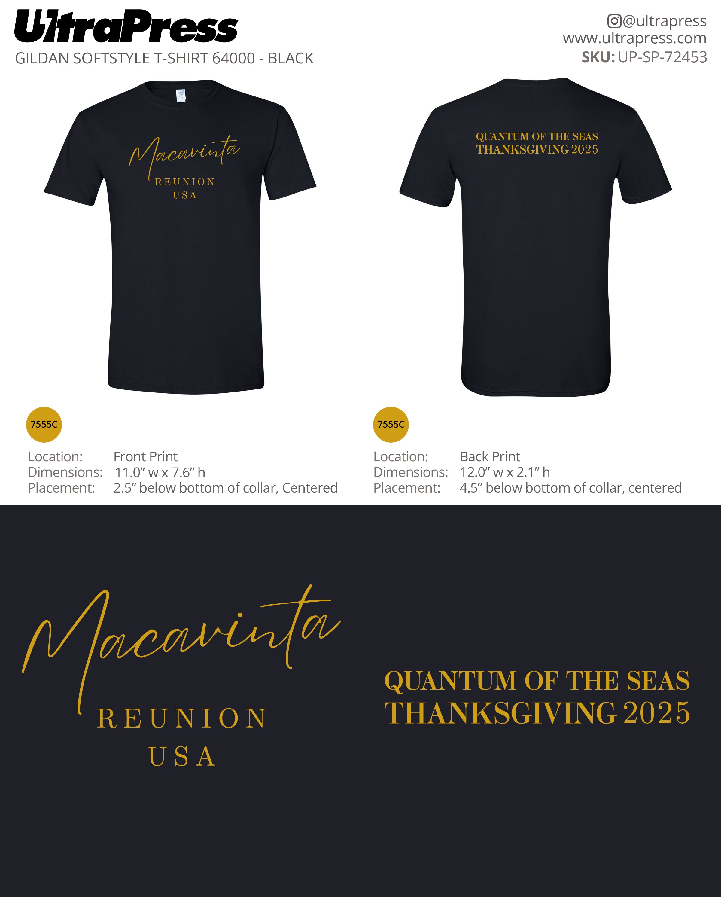 UP-SP-72453 Macavinta Reunion 2025 - Larry Macavinta 100 Pieces Package (Bulk)