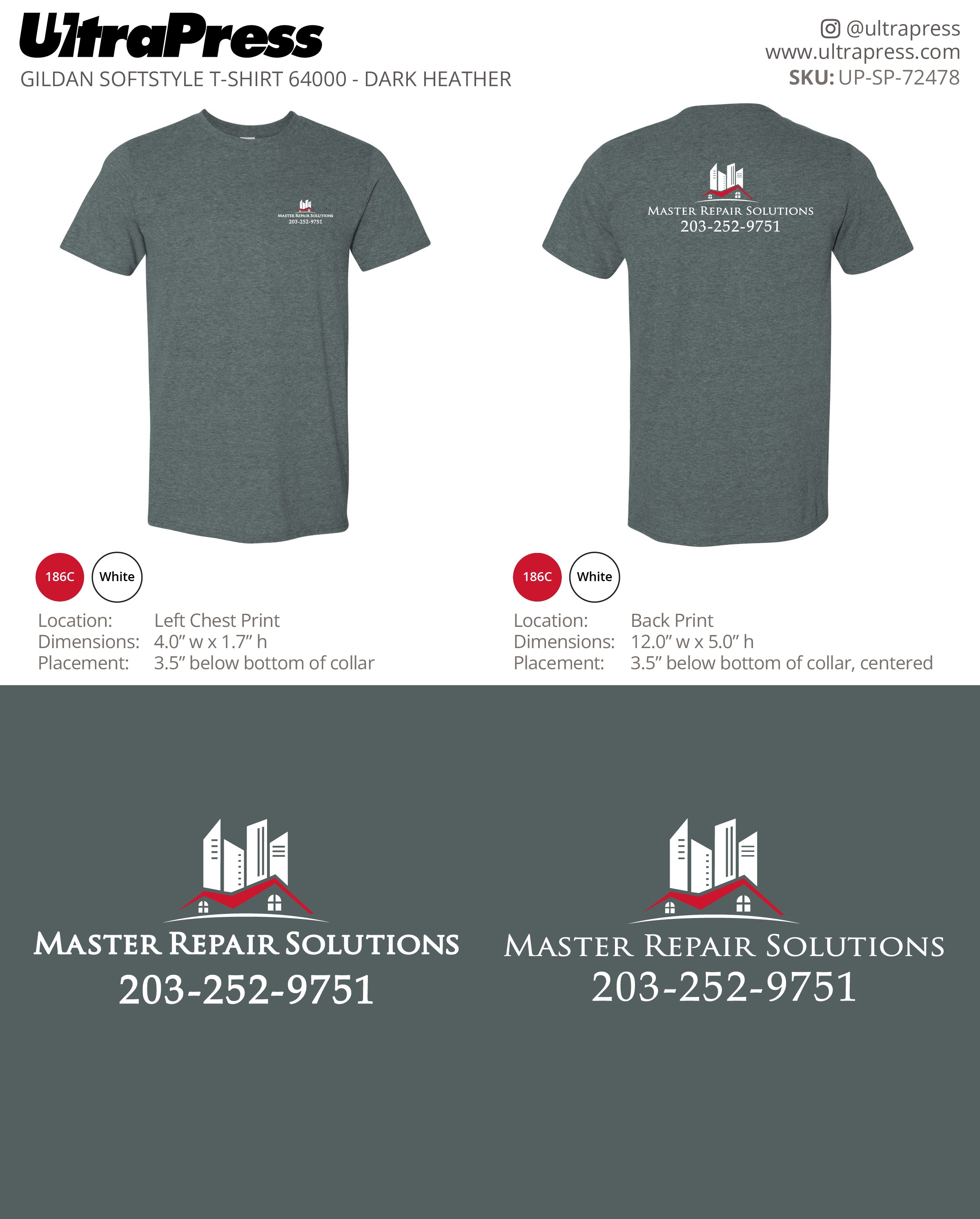 UP-SP-72478 Order Master Repair Solutions - Charles Silveira 100 Min Qty (Bulk)