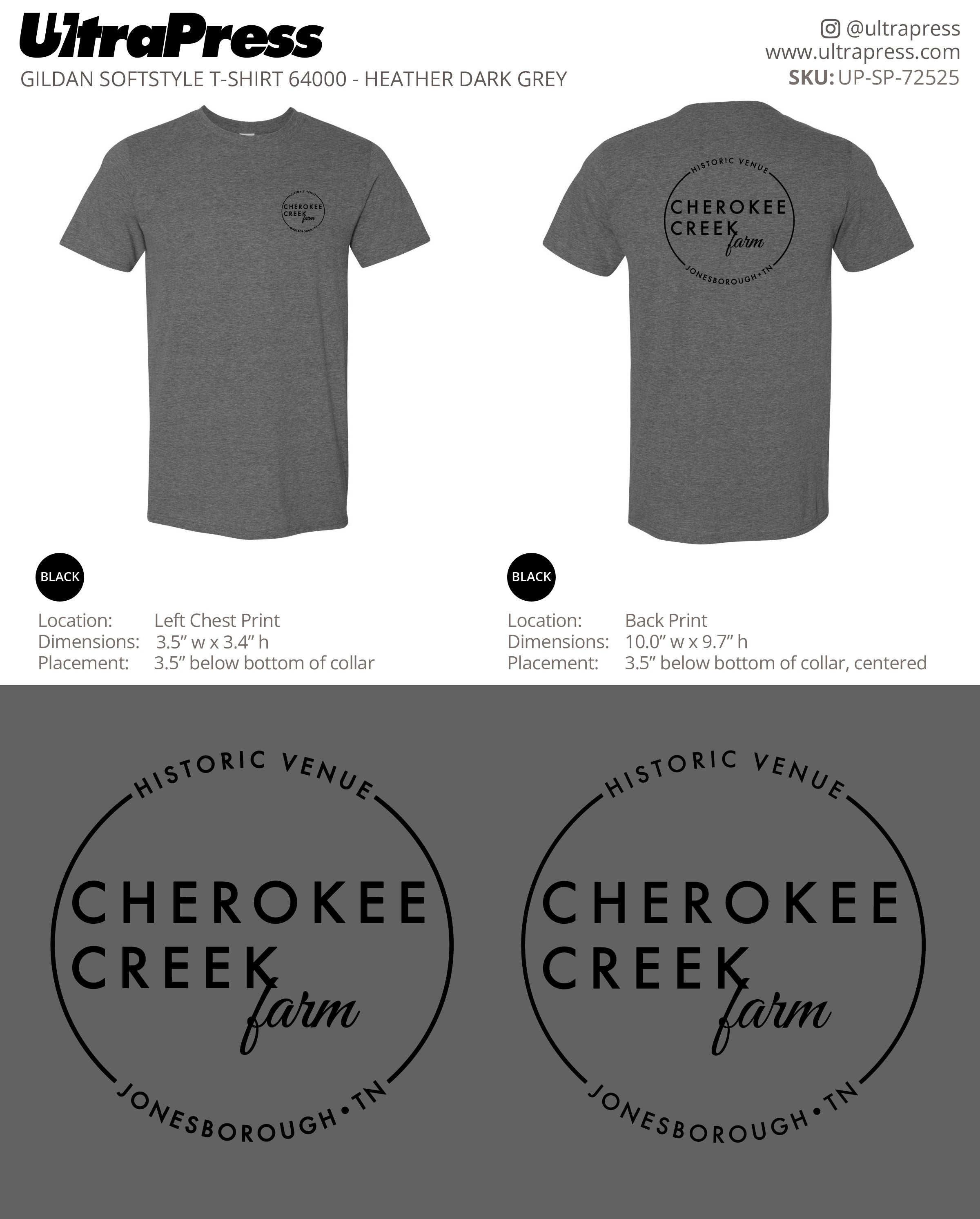 UP-SP-72525 Cherokee Creek Farm - Angie Lemmon 100 Pieces Package (Bulk)