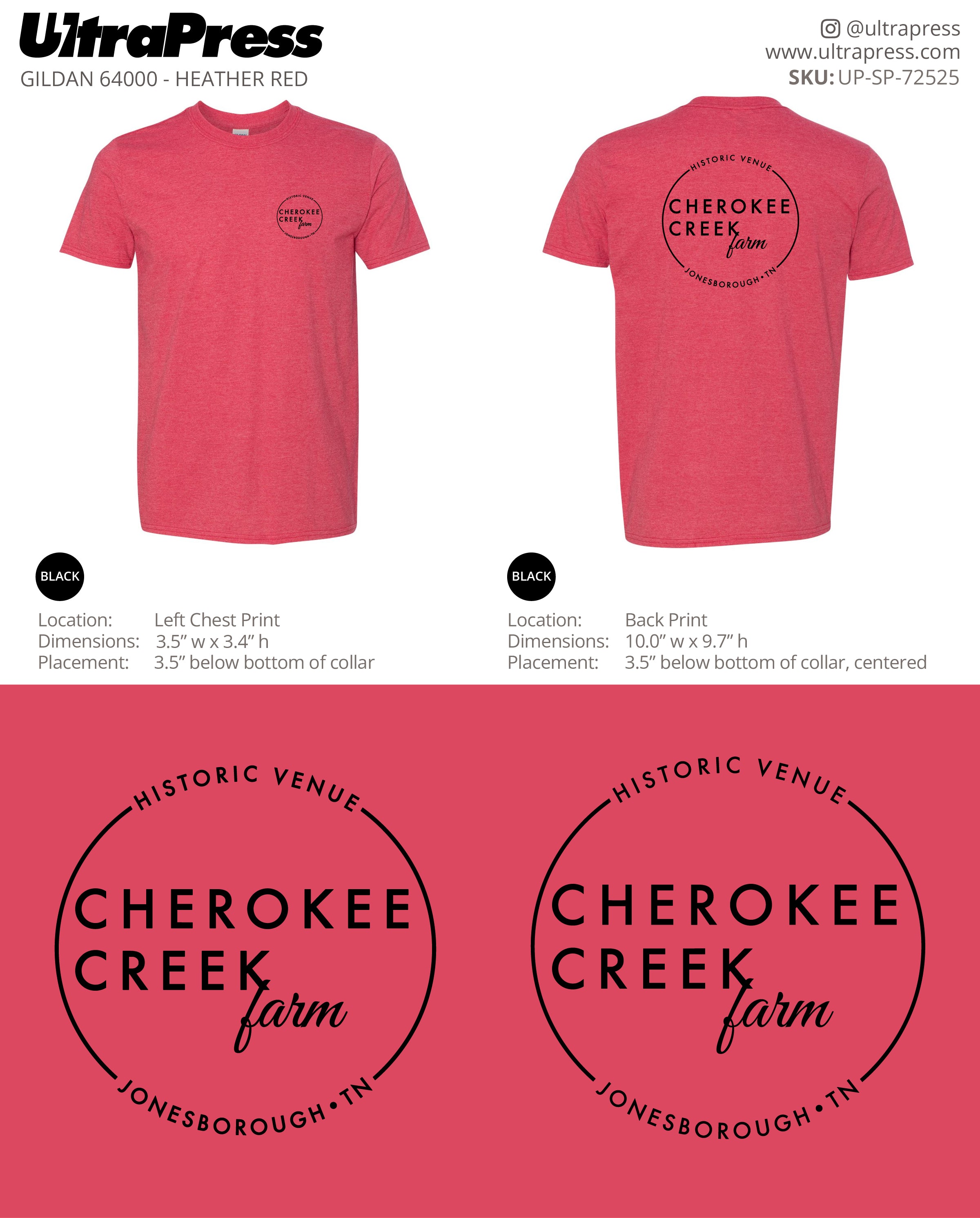 UP-SP-72525 Cherokee Creek Farm - Angie Lemmon 100 Pieces Package (Bulk)