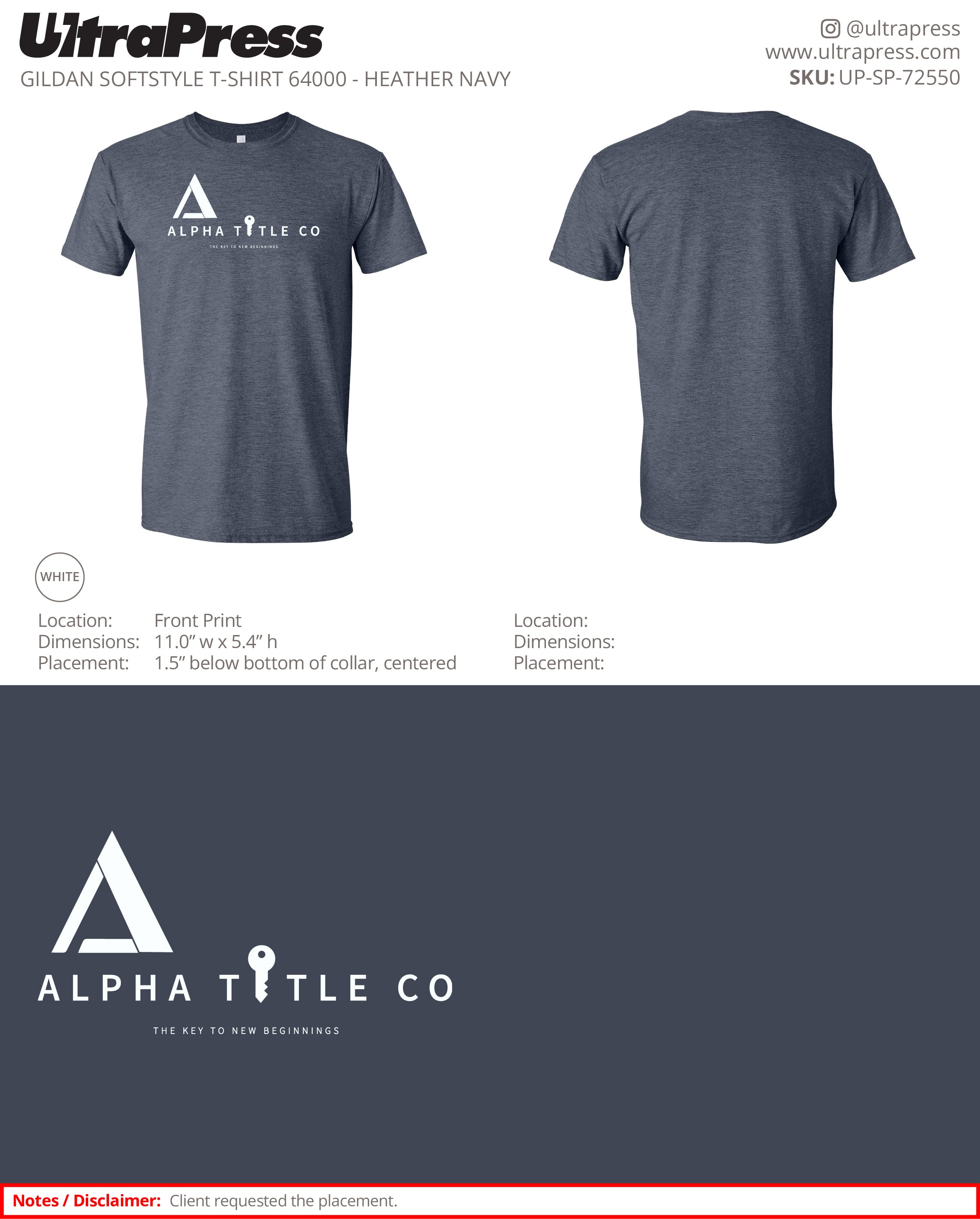 UP-SP-72550 Alpha Title Co. - Kenneth Price 100 Pieces Package (Bulk)