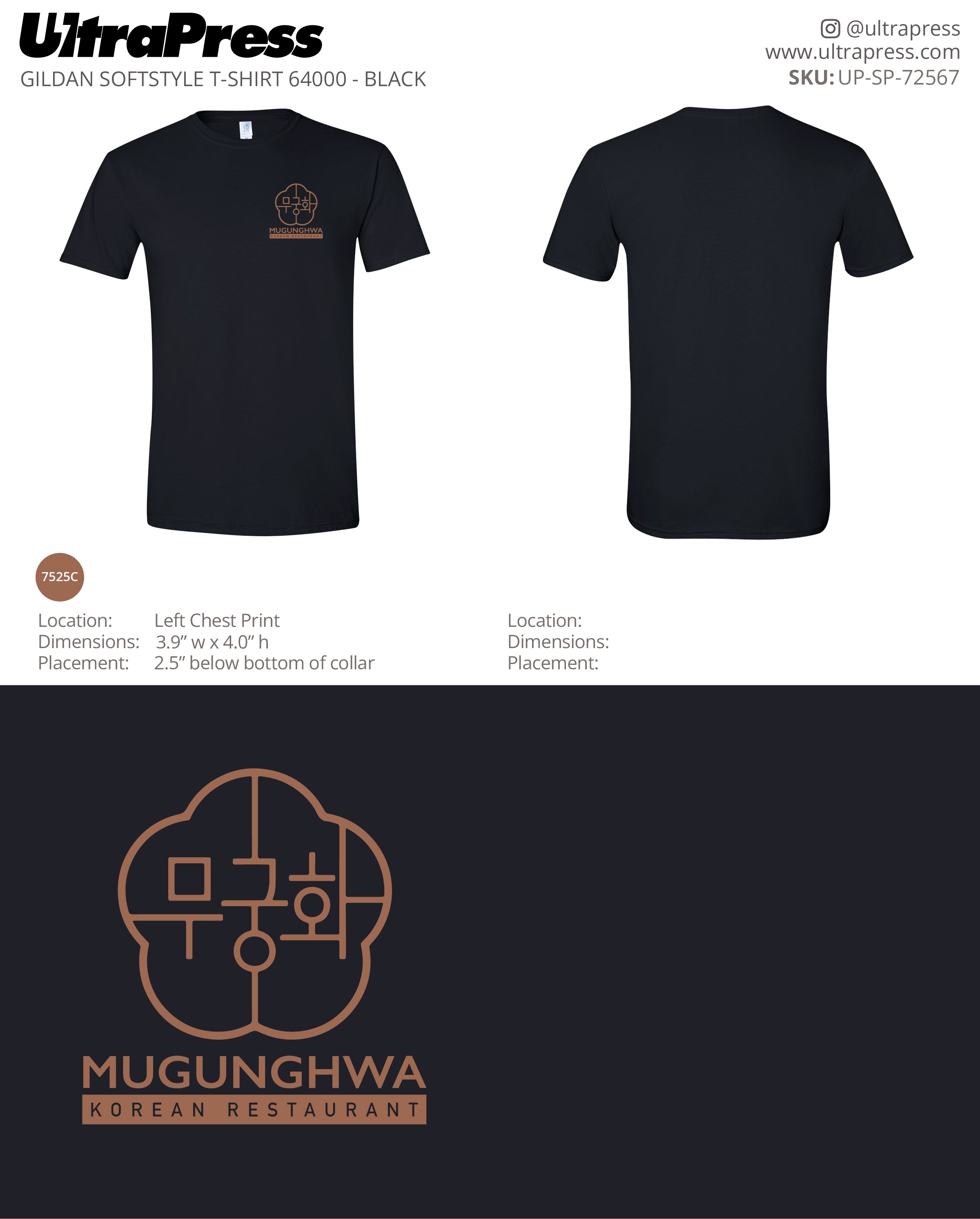 UP-SP-72567 Mugunghwa Korean Restaurant - Hageun Kim 100 Min Qty (Bulk)