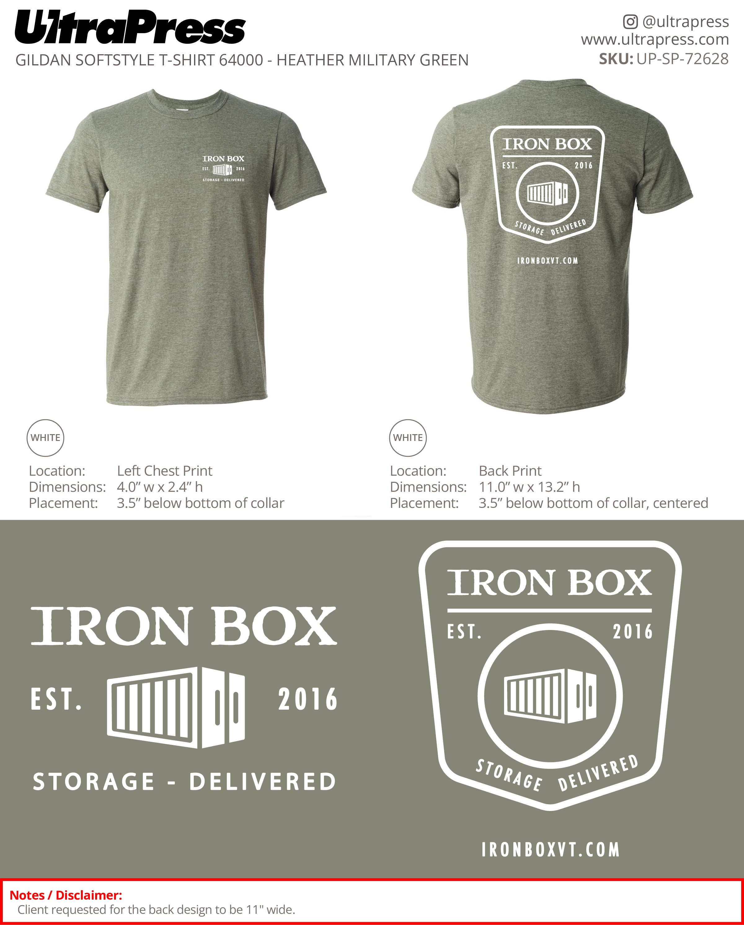 UP-SP-72628 Iron Box - Brendan Driscoll 100 Min Qty (Bulk)