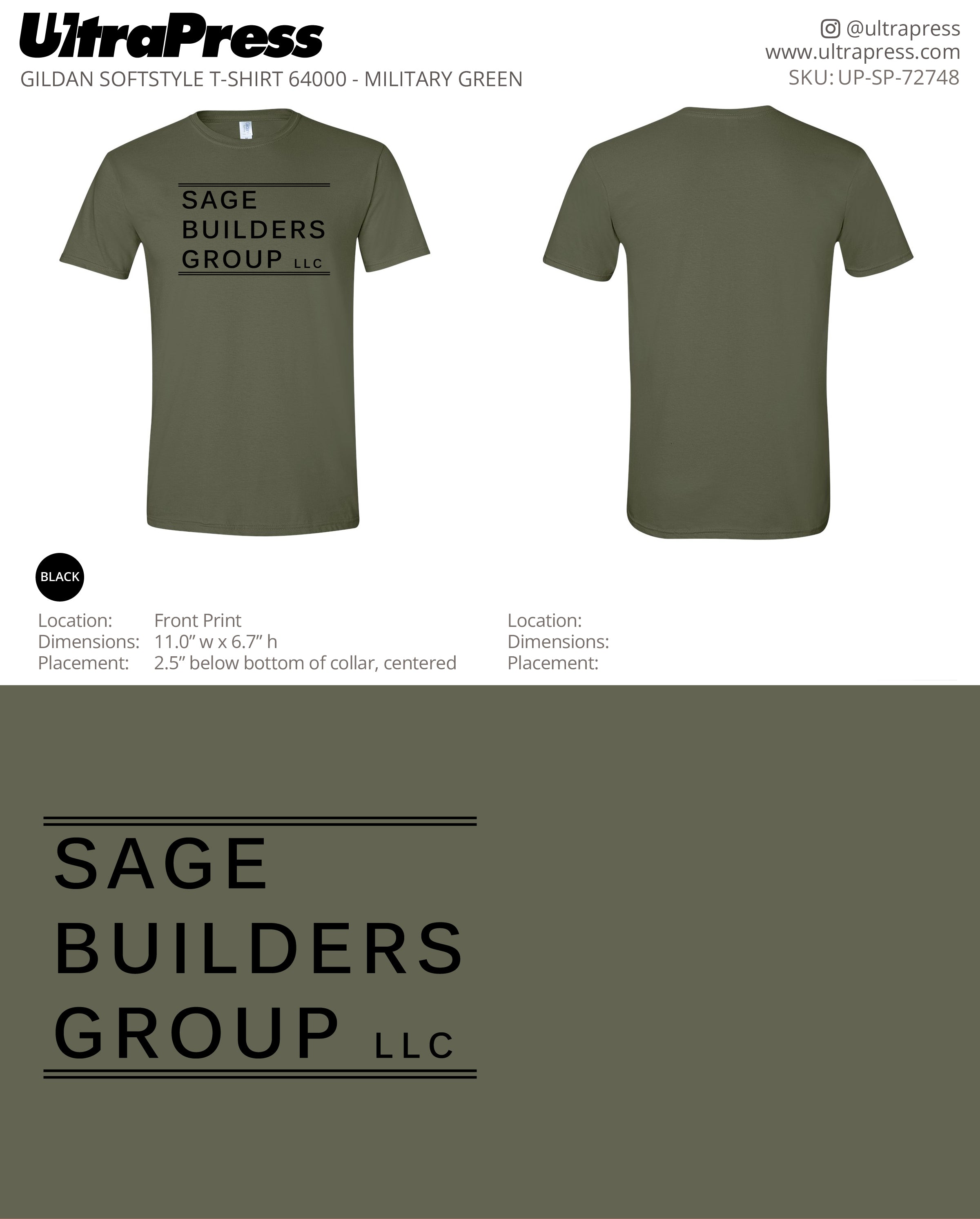 UP-SP-72748 Order 9224 - Zach Hendershot 100 Min Qty (Bulk - Replacement)