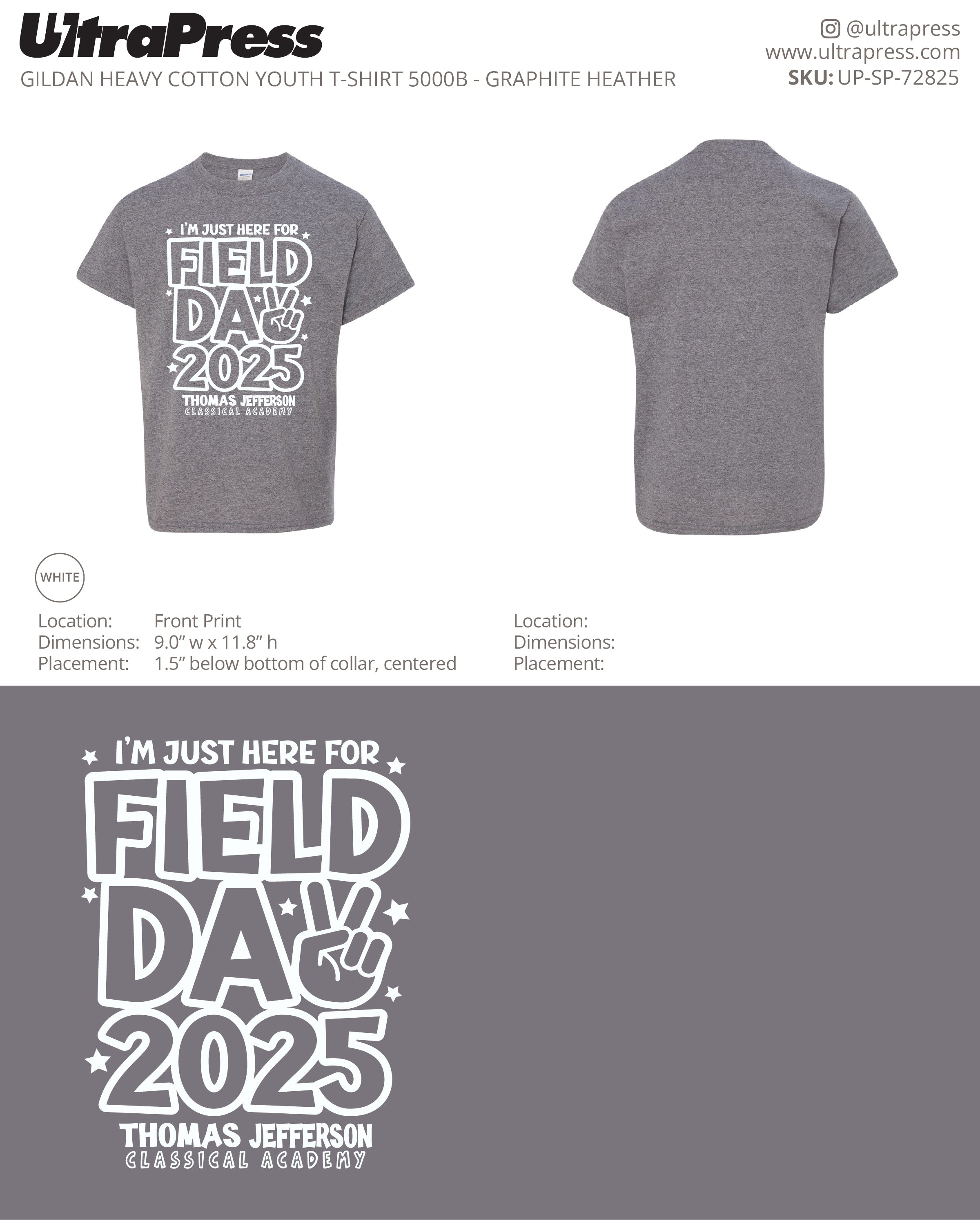 UP-SP-72825 Field Day Thomas Jefferson YOUTH - Miles Ensley 100 Min Qty (Bulk)