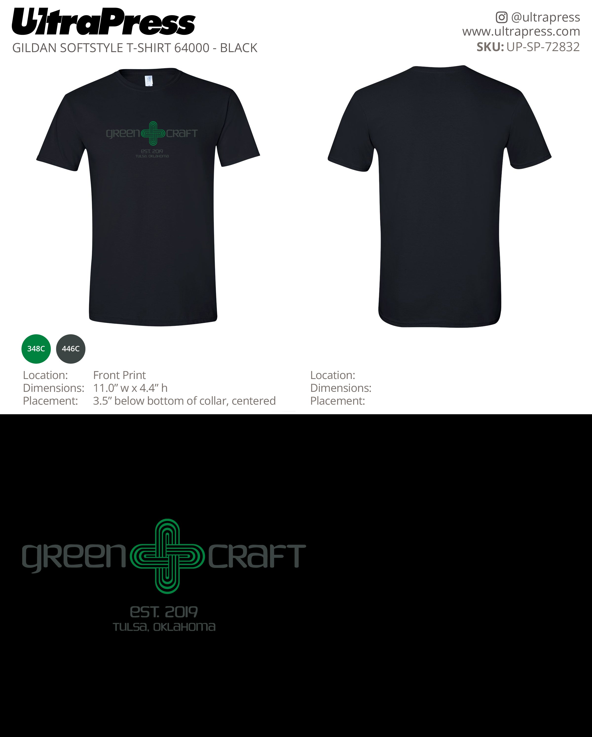 UP-SP-72832 Green Craft - KEVIN ILLINGWORTH 100 Pieces Package (Bulk)