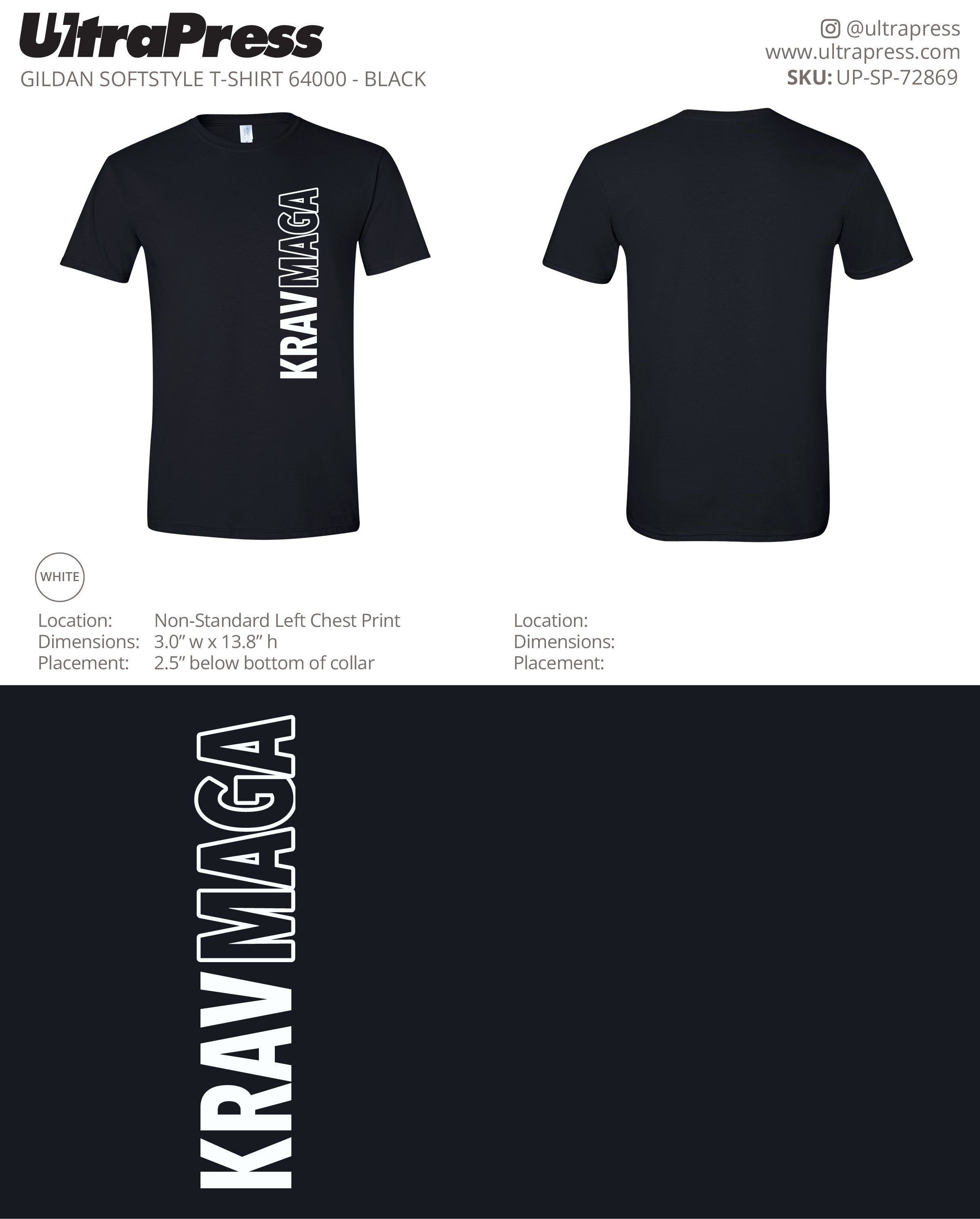 UP-SP-72869 KRAVMAGA - Marty Cale 100 Min Qty (Bulk)